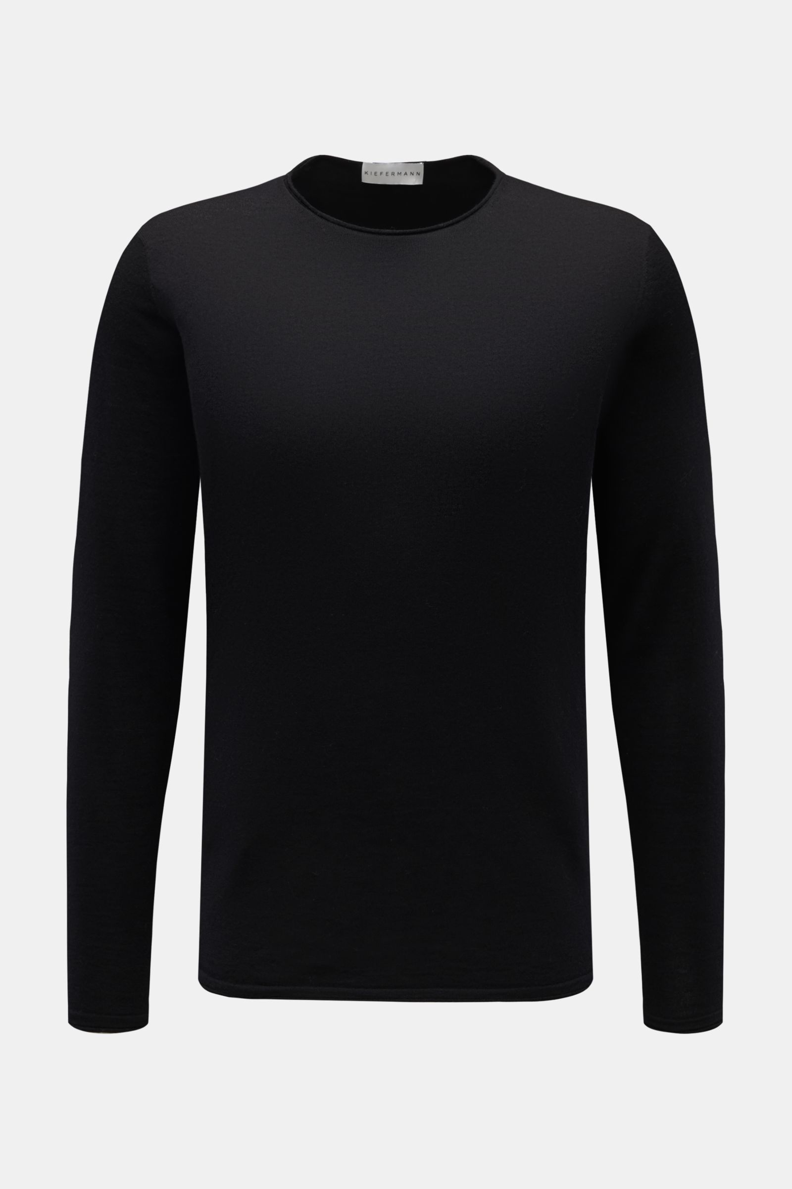 KIEFERMANN Merino Feinstrick-Pullover 'Benjaminn' schwarz BRAUN