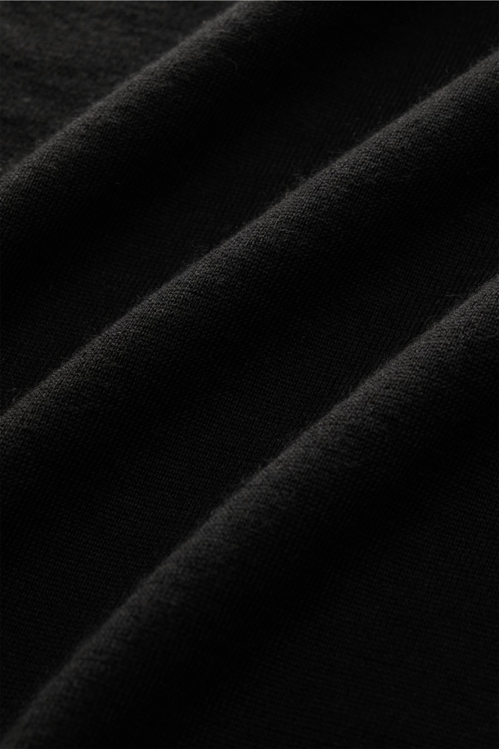 Filippo de Laurentiis Feinstrick-Rundhalspullover schwarz