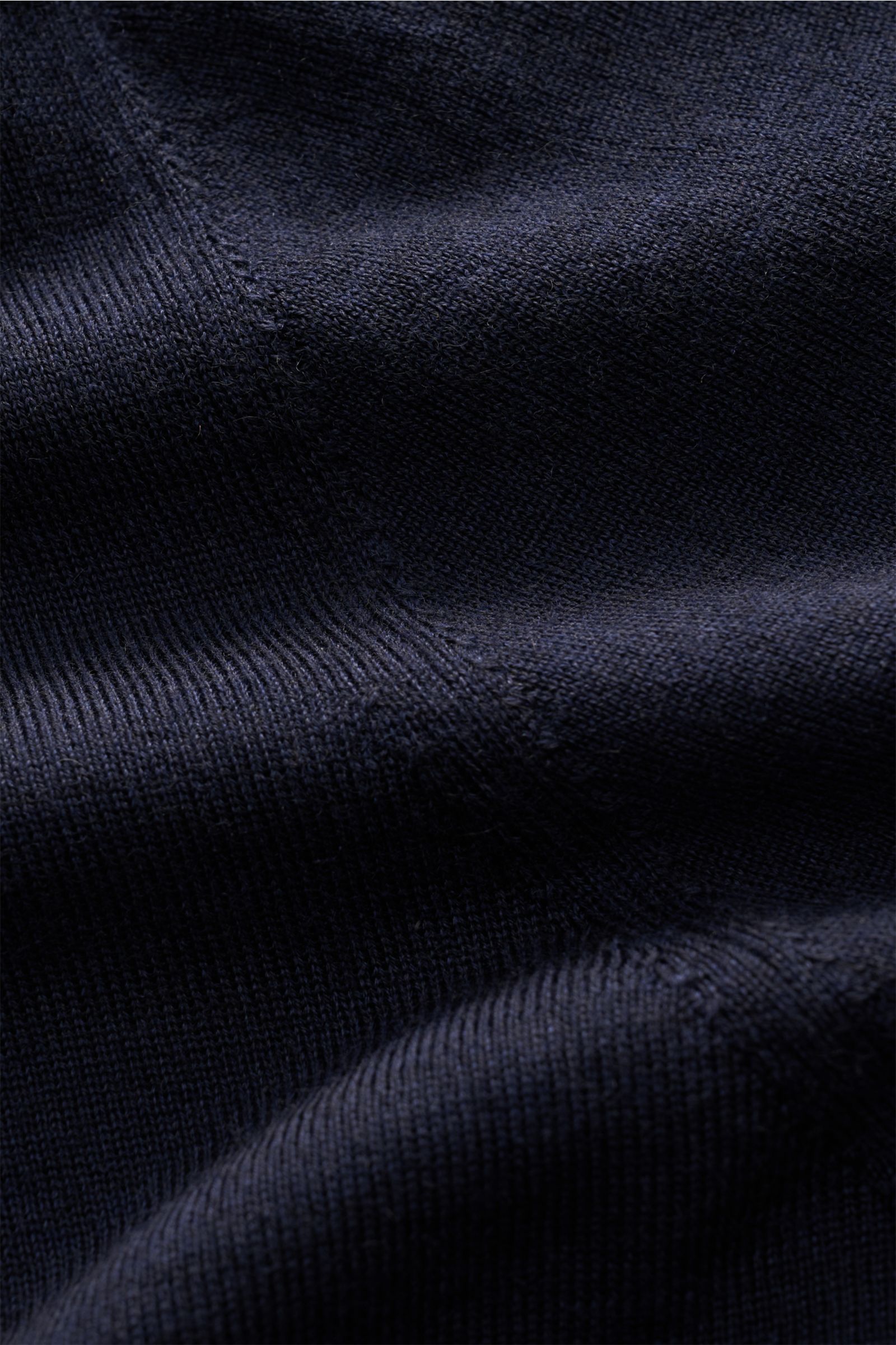 Filippo de Laurentiis Feinstrick-Rundhalspullover navy