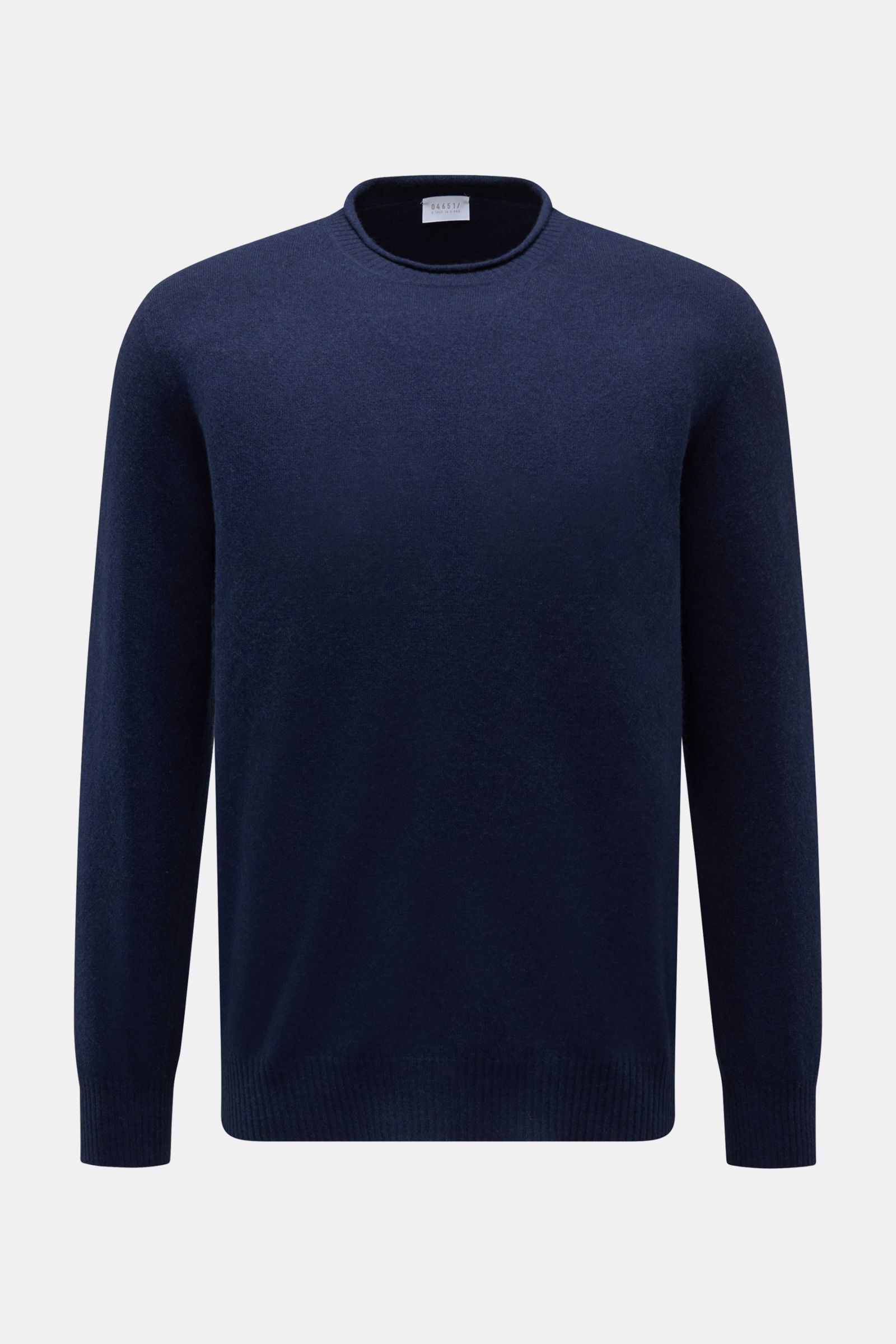 04651/ A trip in a bag Rundhalspullover 'Boiled Crew' navy