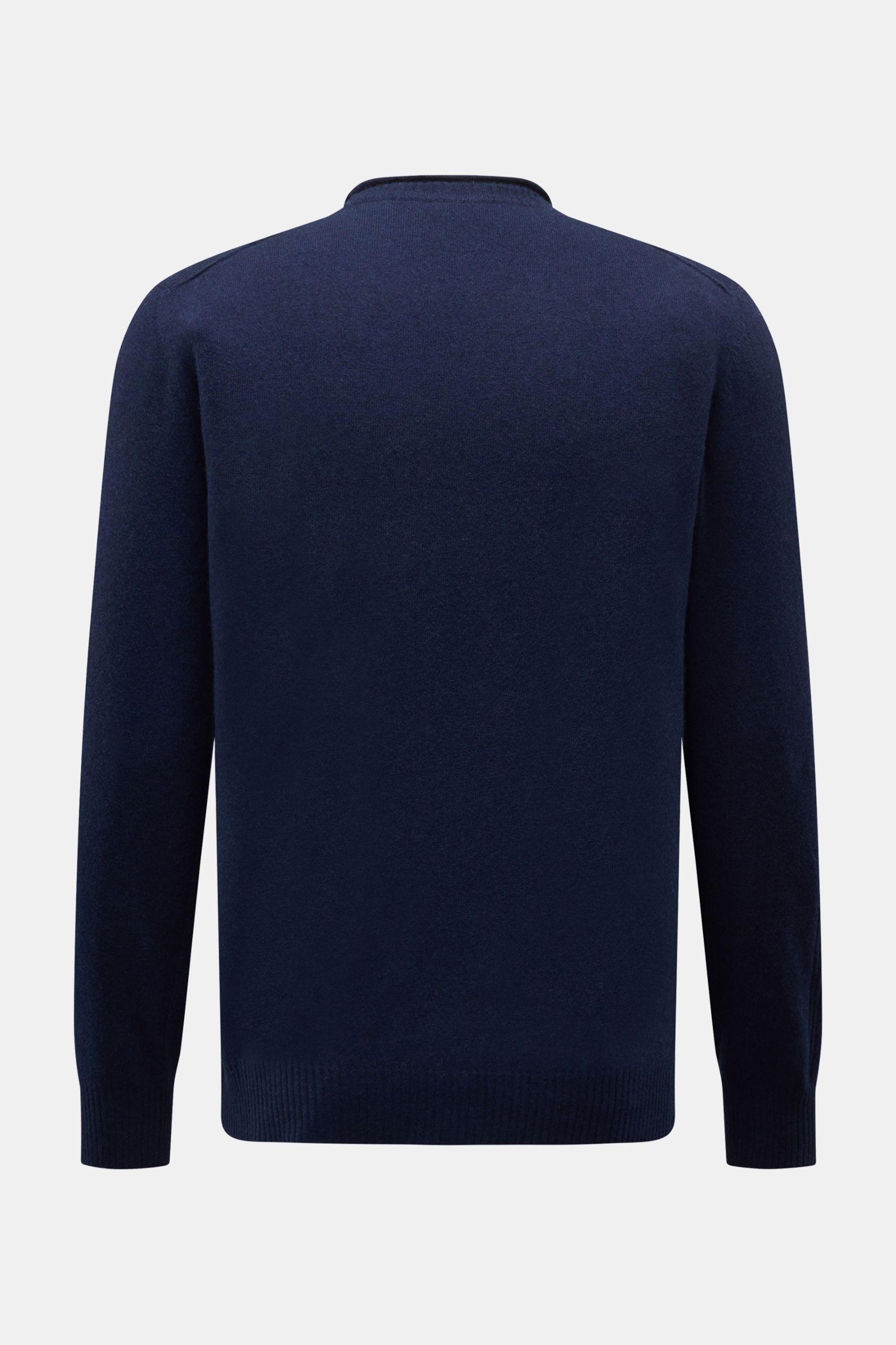 04651/ A trip in a bag Rundhalspullover 'Boiled Crew' navy