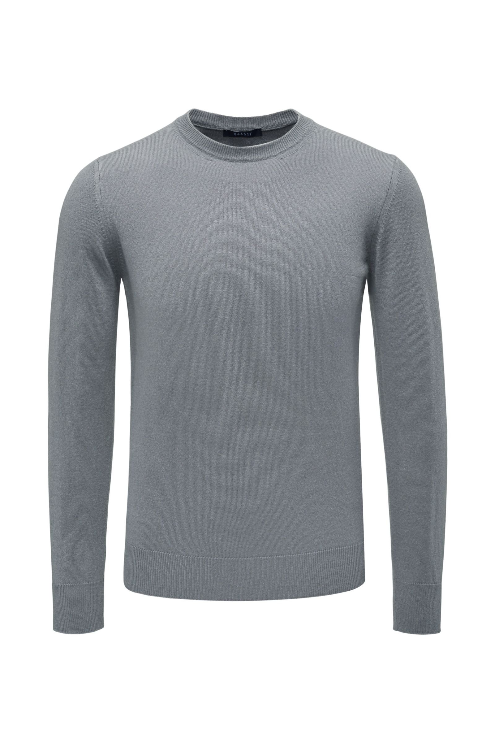 Cashmere R-neck jumper grey