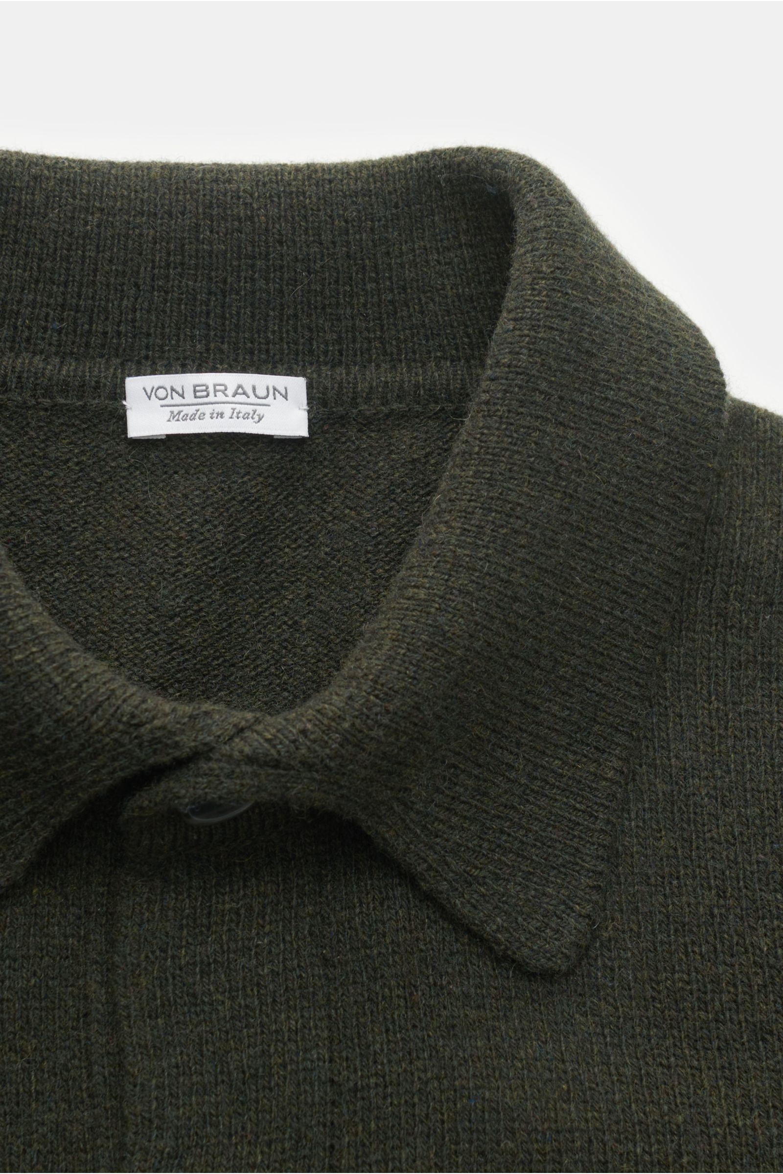 von Braun Cashmere Cardigan dark olive
