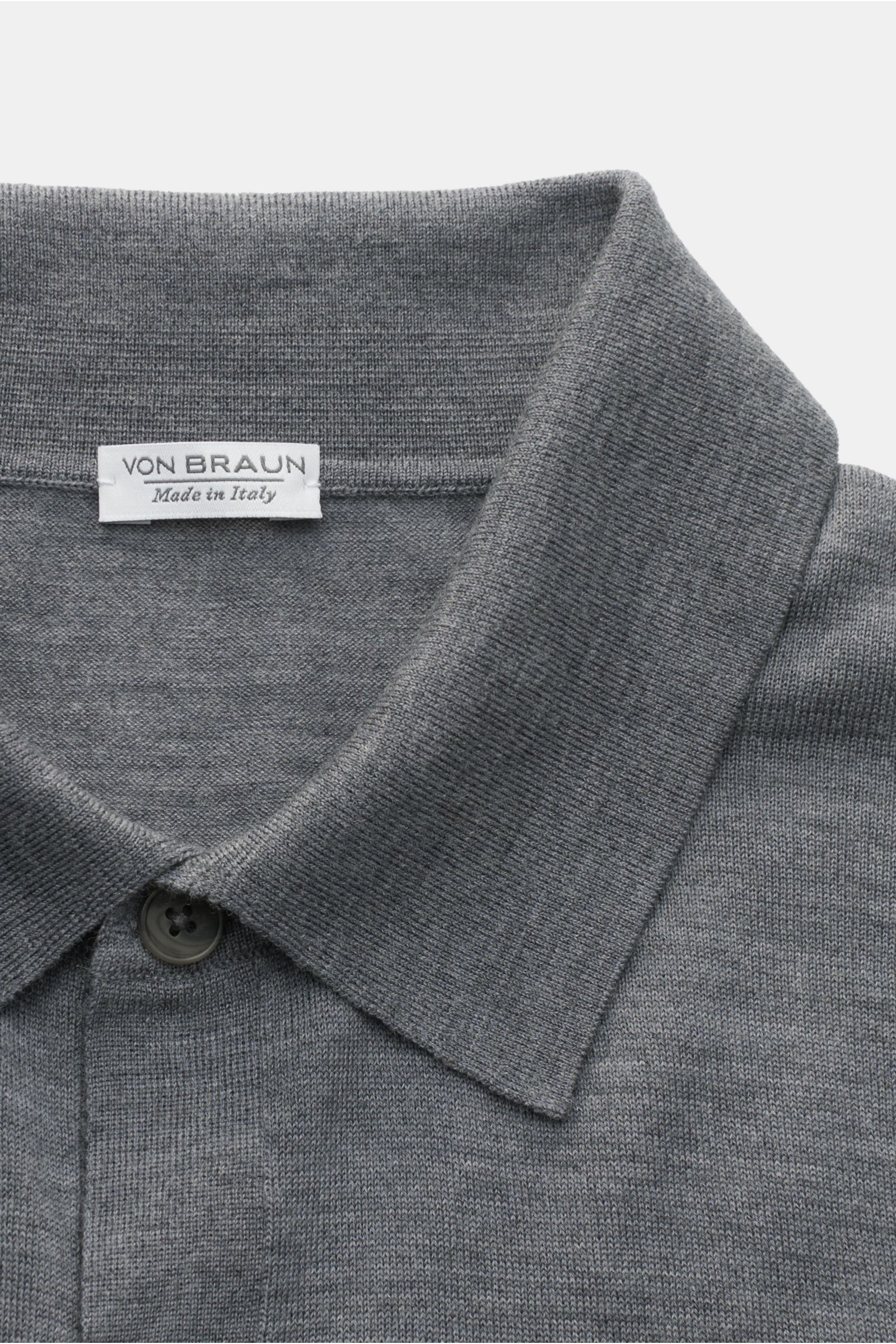 von Braun Merino Cardigan grau
