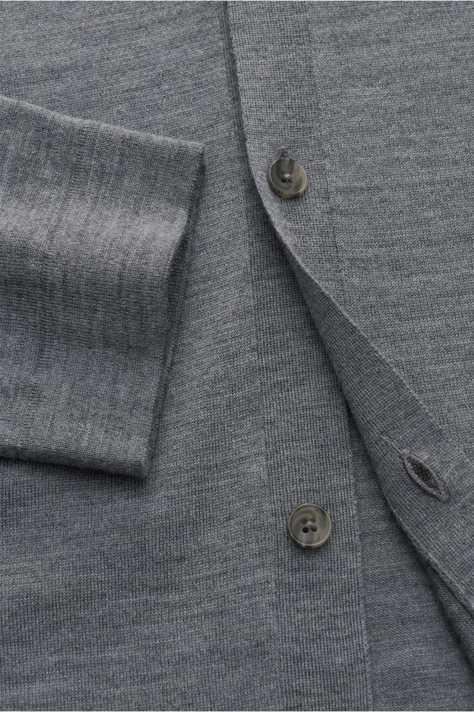 von Braun Merino Cardigan grau