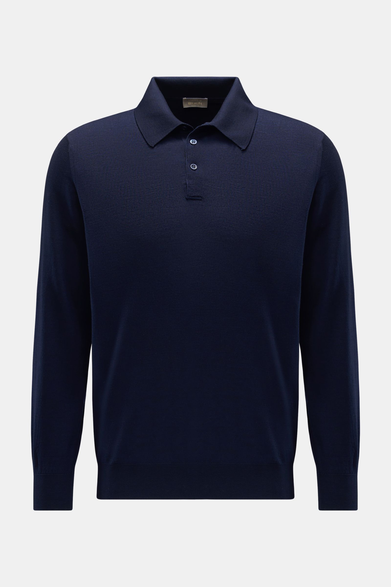 Cruciani Feinstrickpolo navy
