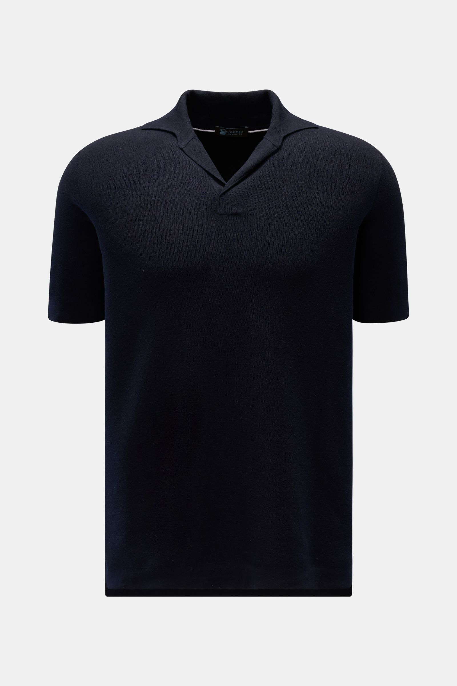 Colombo Kurzarm-Strickpolo dark navy