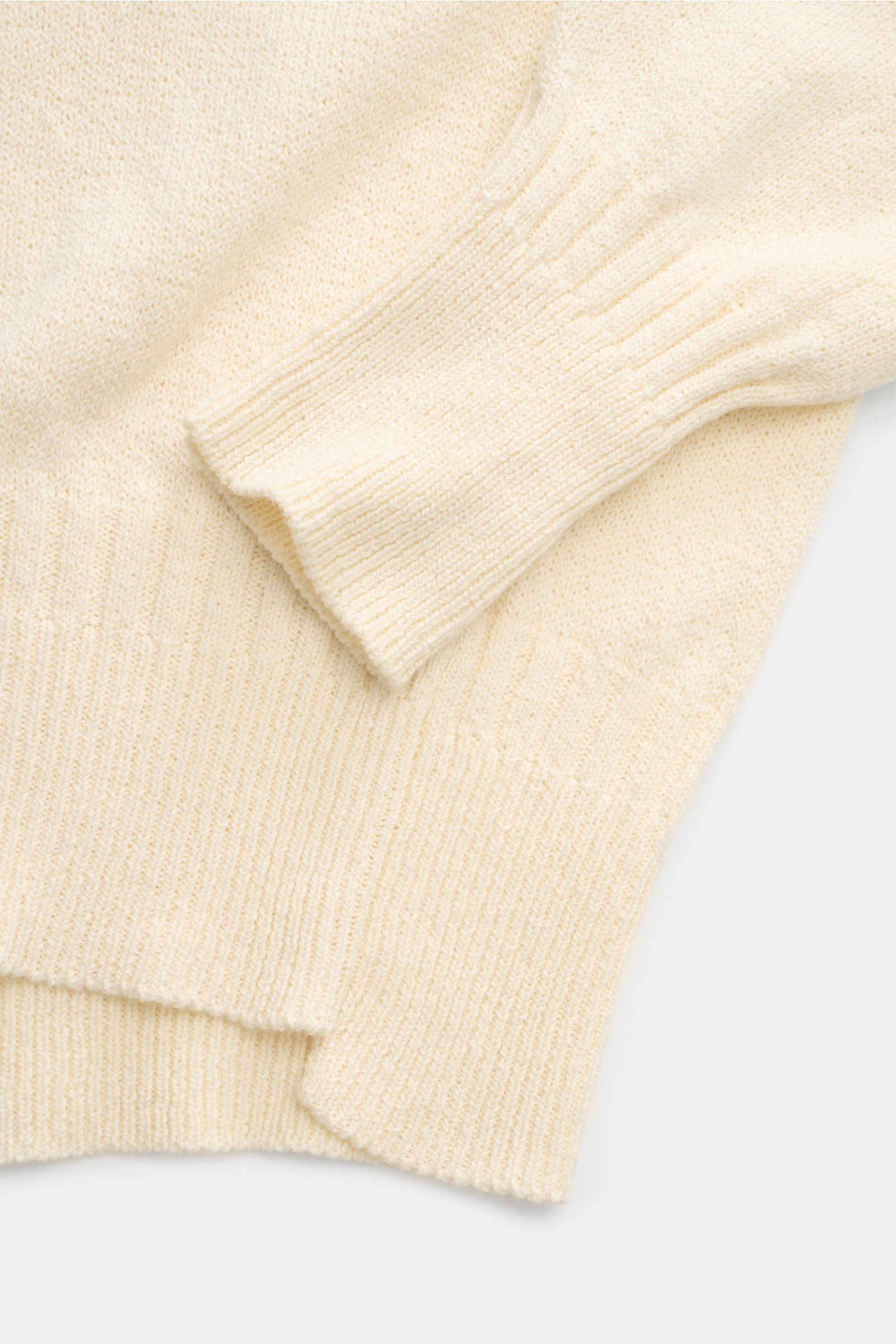 Doppiaa Strickpolo 'Aashton' creme