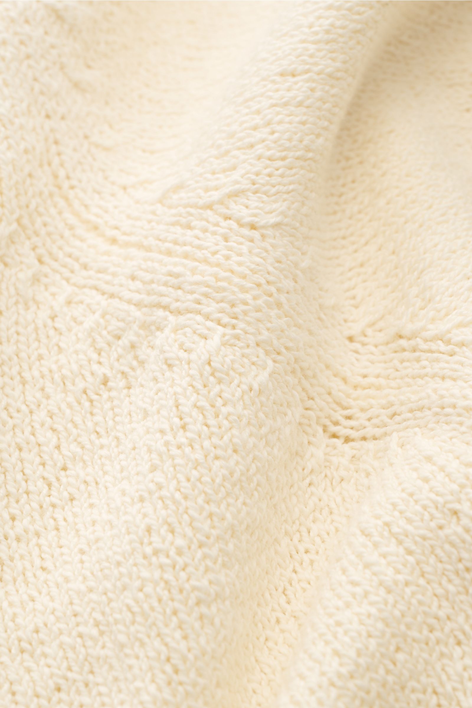 Doppiaa Strickpolo 'Aashton' creme