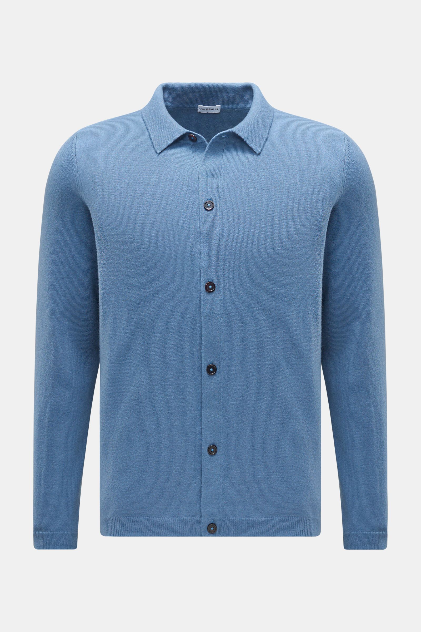 von Braun Cashmere cardigan smoky blue