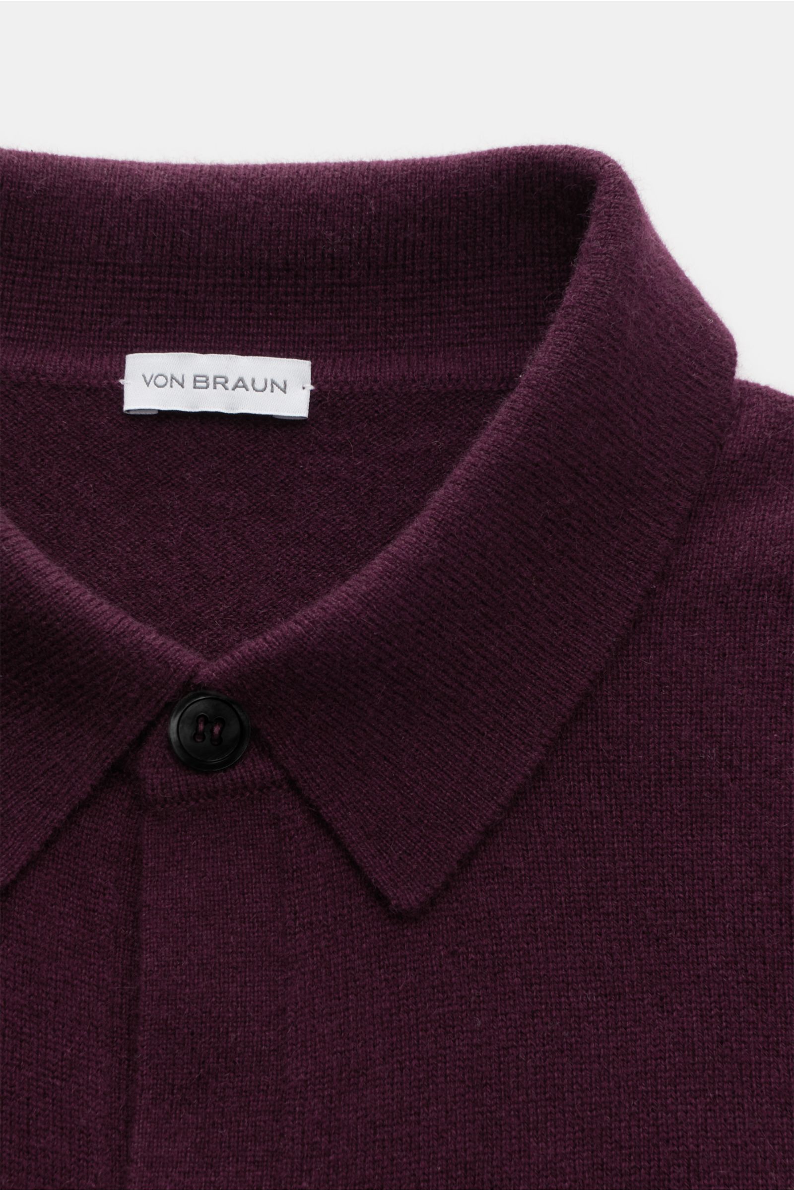von Braun Cashmere cardigan burgundy
