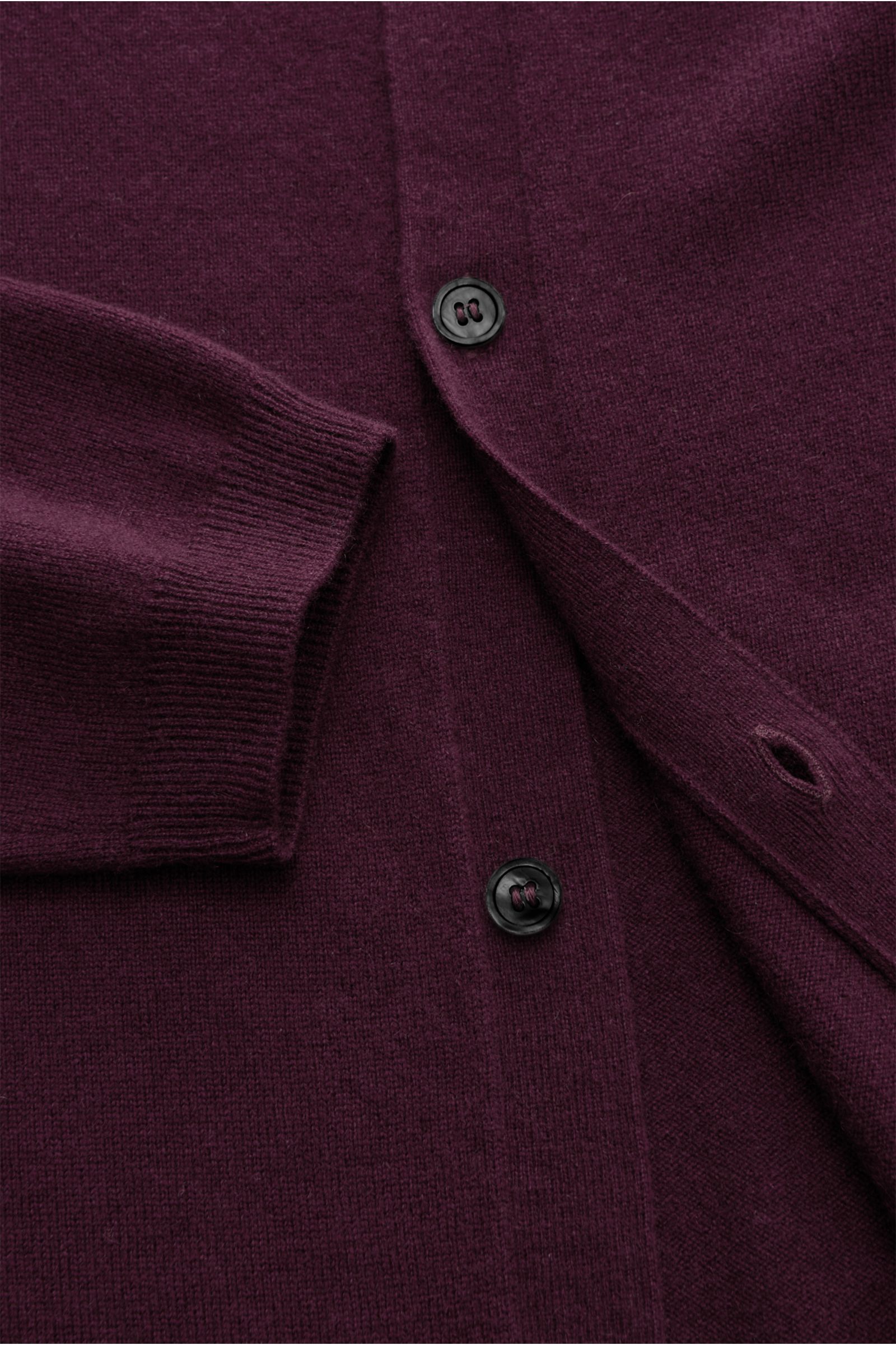 von Braun Cashmere cardigan burgundy
