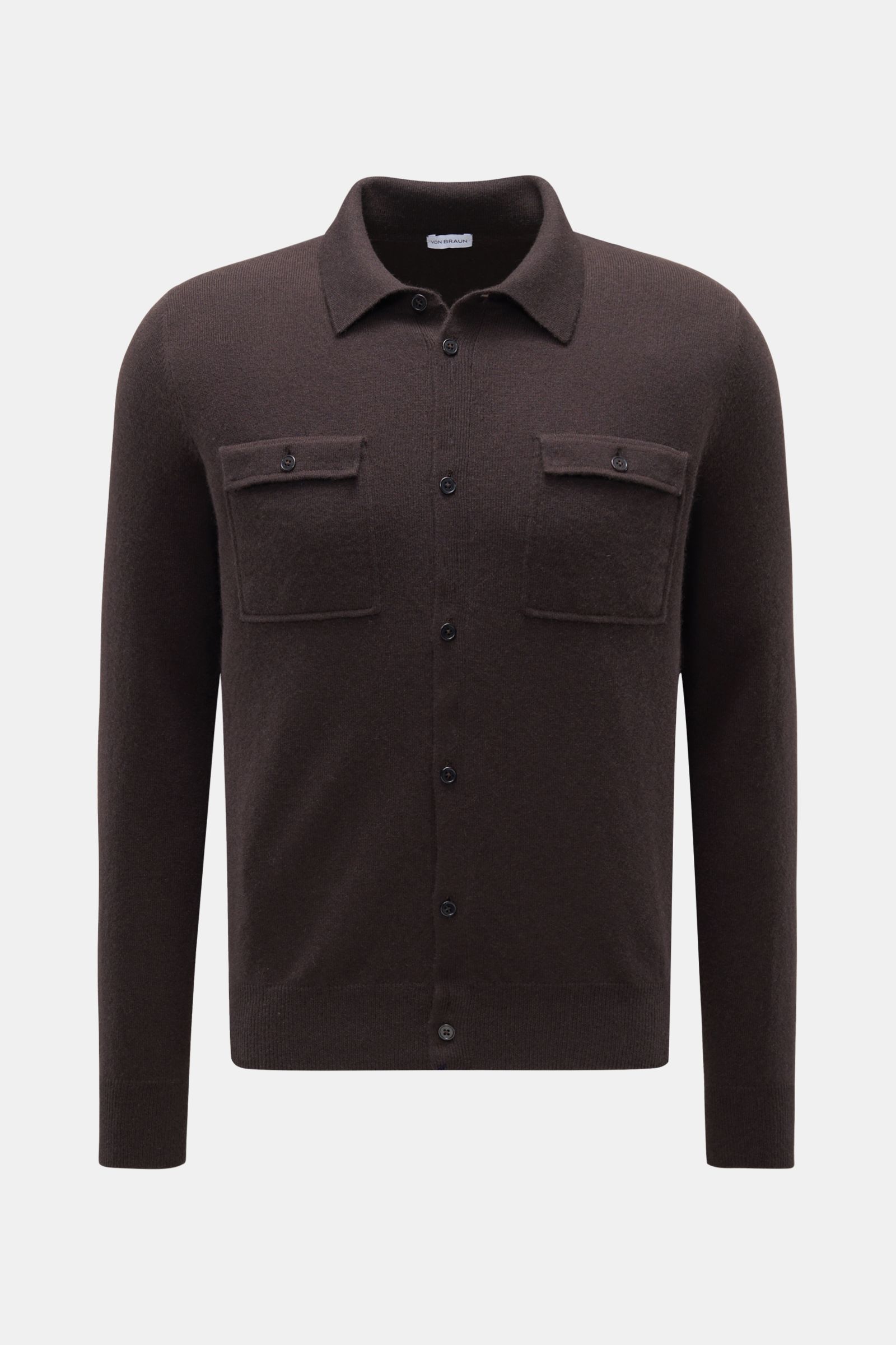 von Braun Cashmere Cardigan dunkelbraun