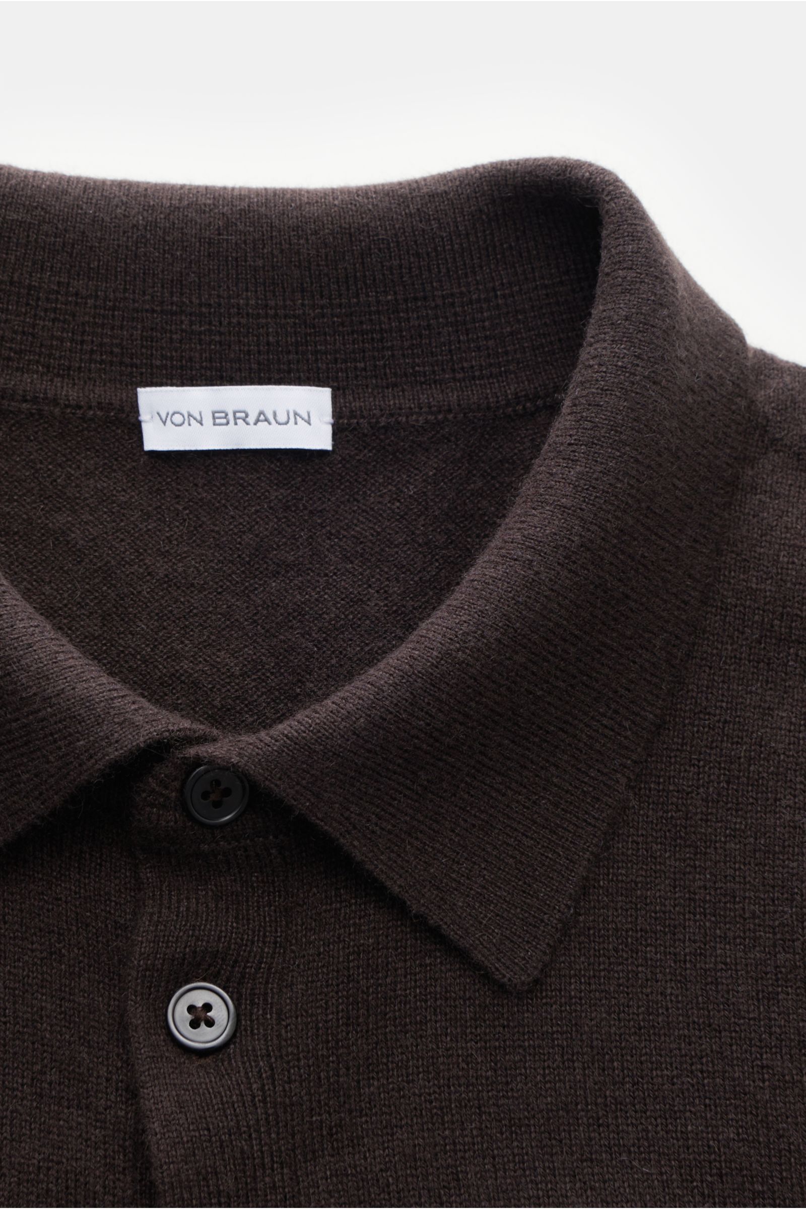 von Braun Cashmere Cardigan dunkelbraun