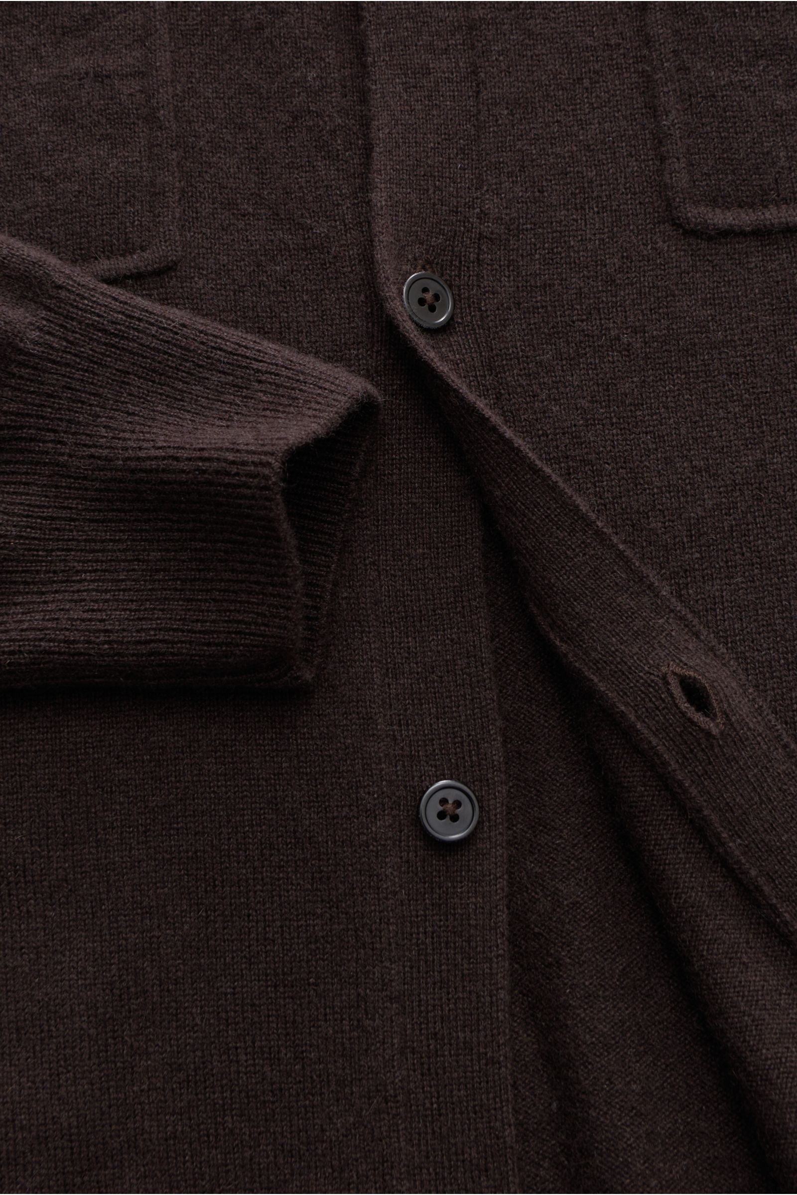 von Braun Cashmere Cardigan dunkelbraun