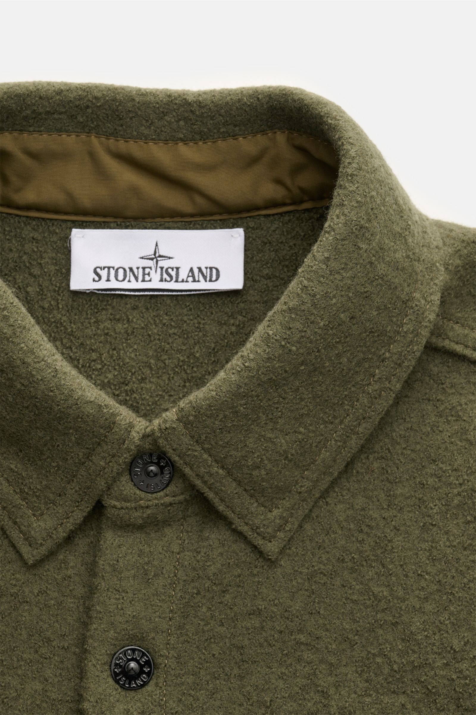 STONE ISLAND overshirt olive | BRAUN Hamburg