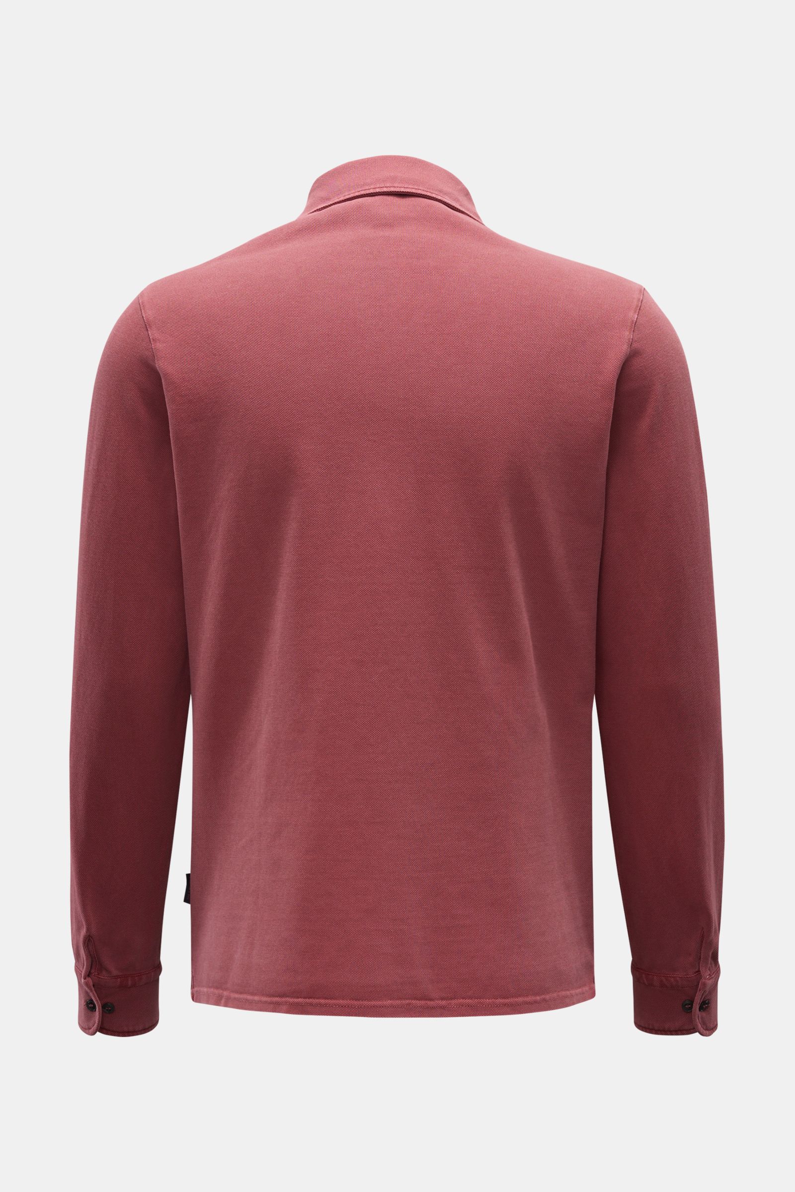 04651/ A trip in a bag Piqué-Hemd rotbraun