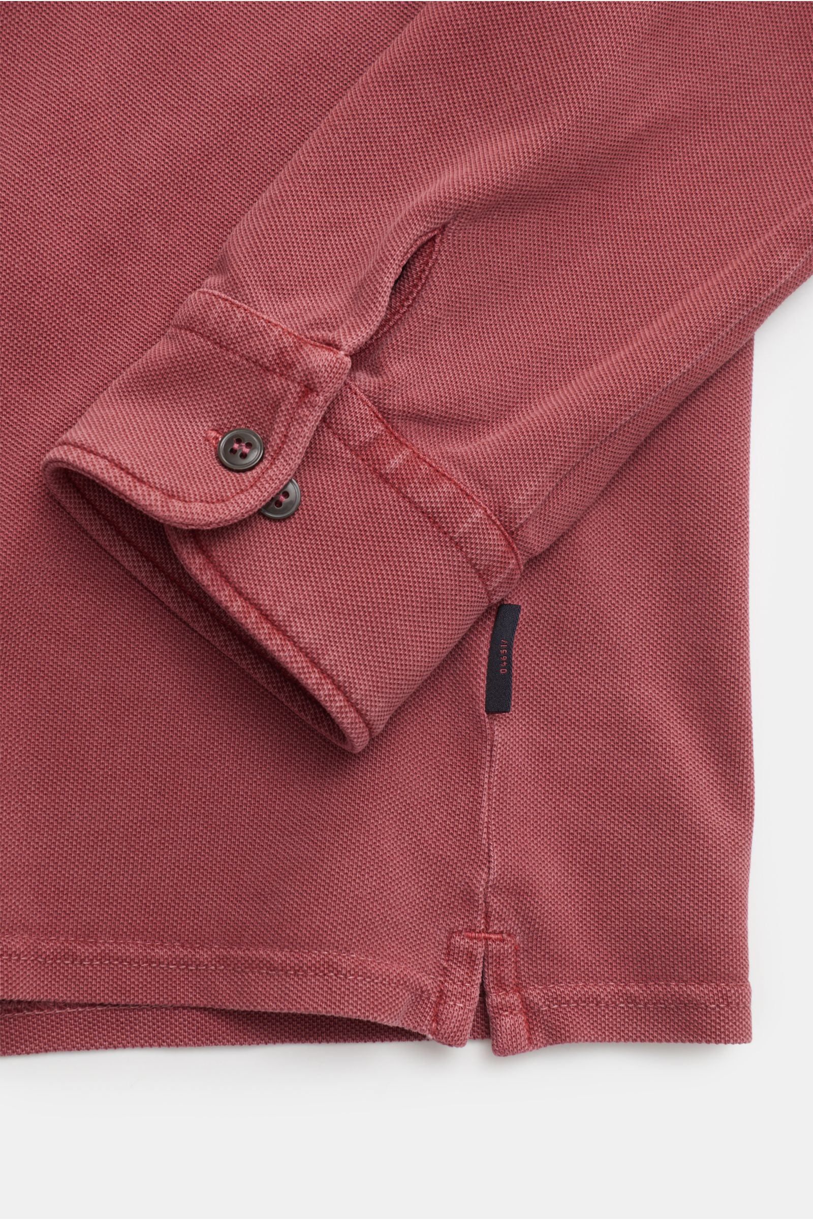 04651/ A trip in a bag Piqué-Hemd rotbraun