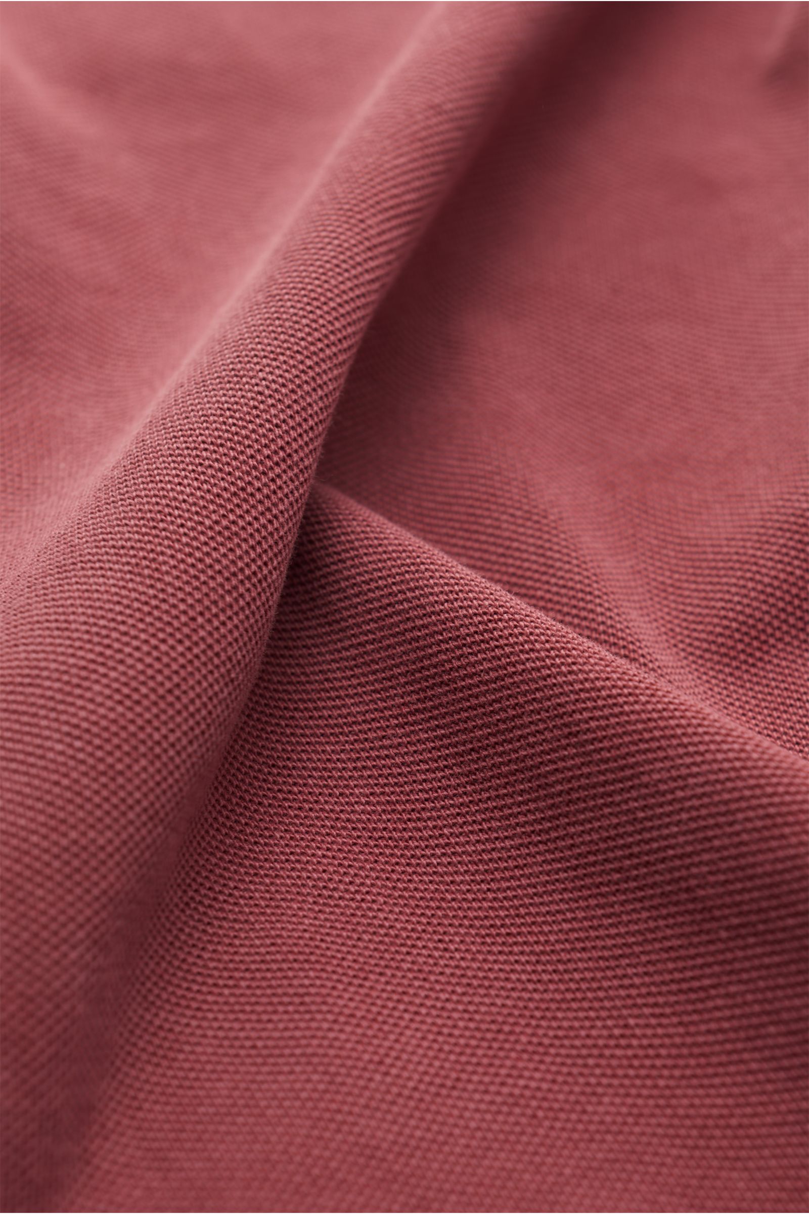 04651/ A trip in a bag Piqué-Hemd rotbraun