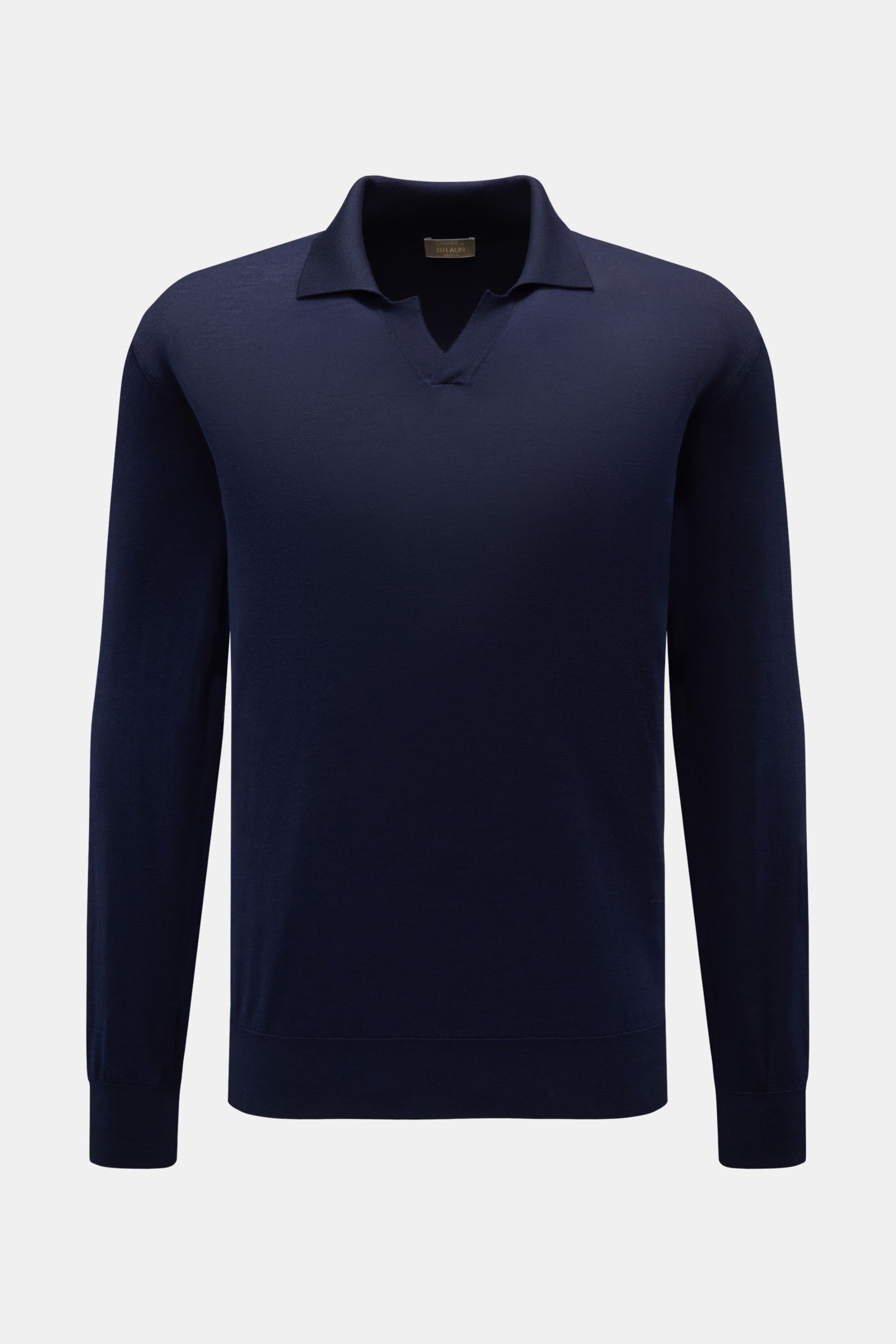 Cruciani Strickpolo navy