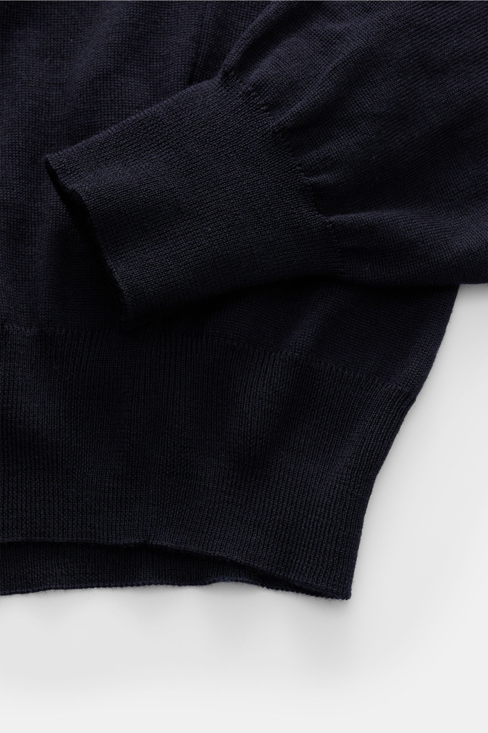 Filippo de Laurentiis Feinstrick-Polo dark navy