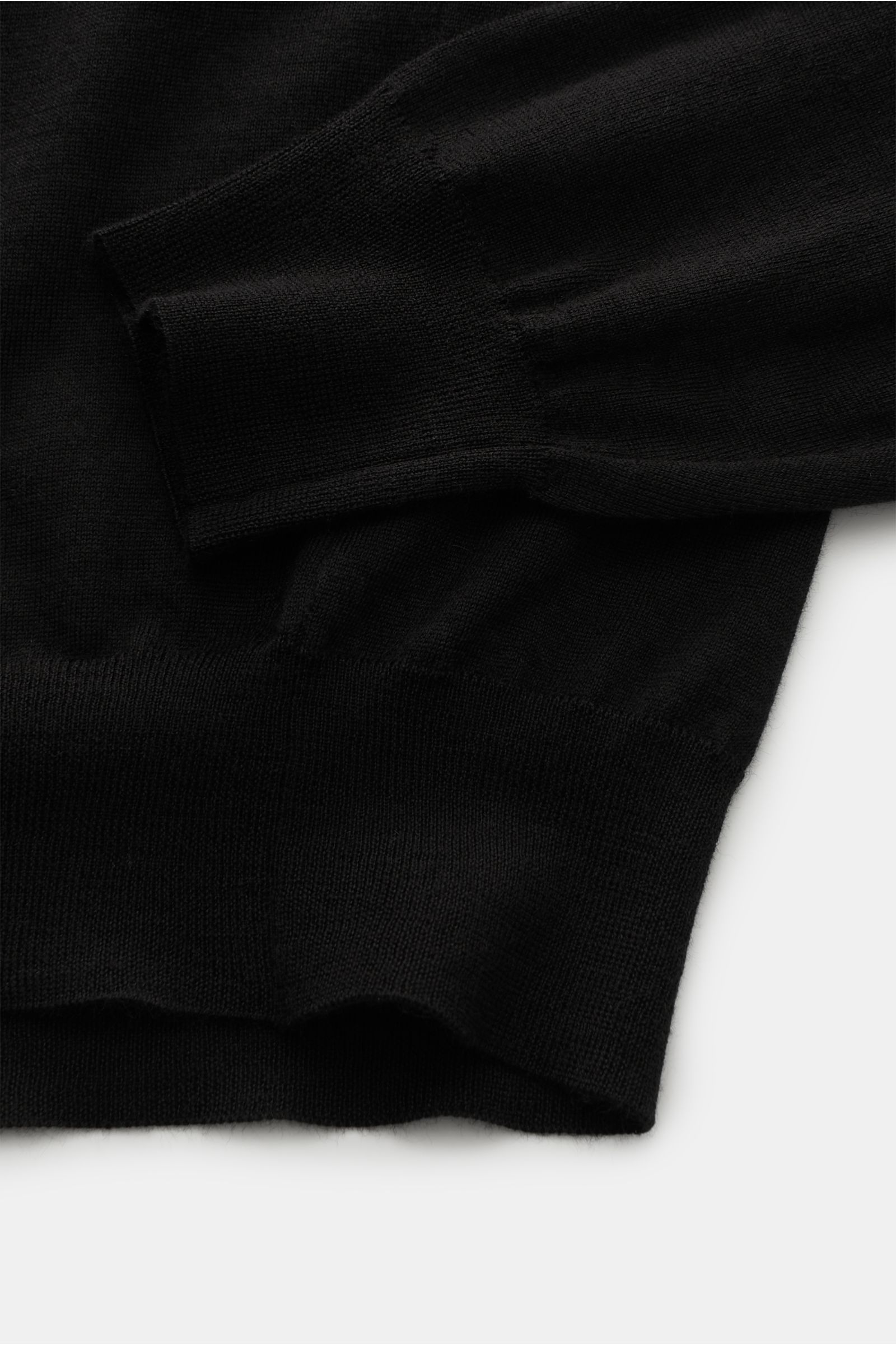 Filippo de Laurentiis Strickpolo schwarz