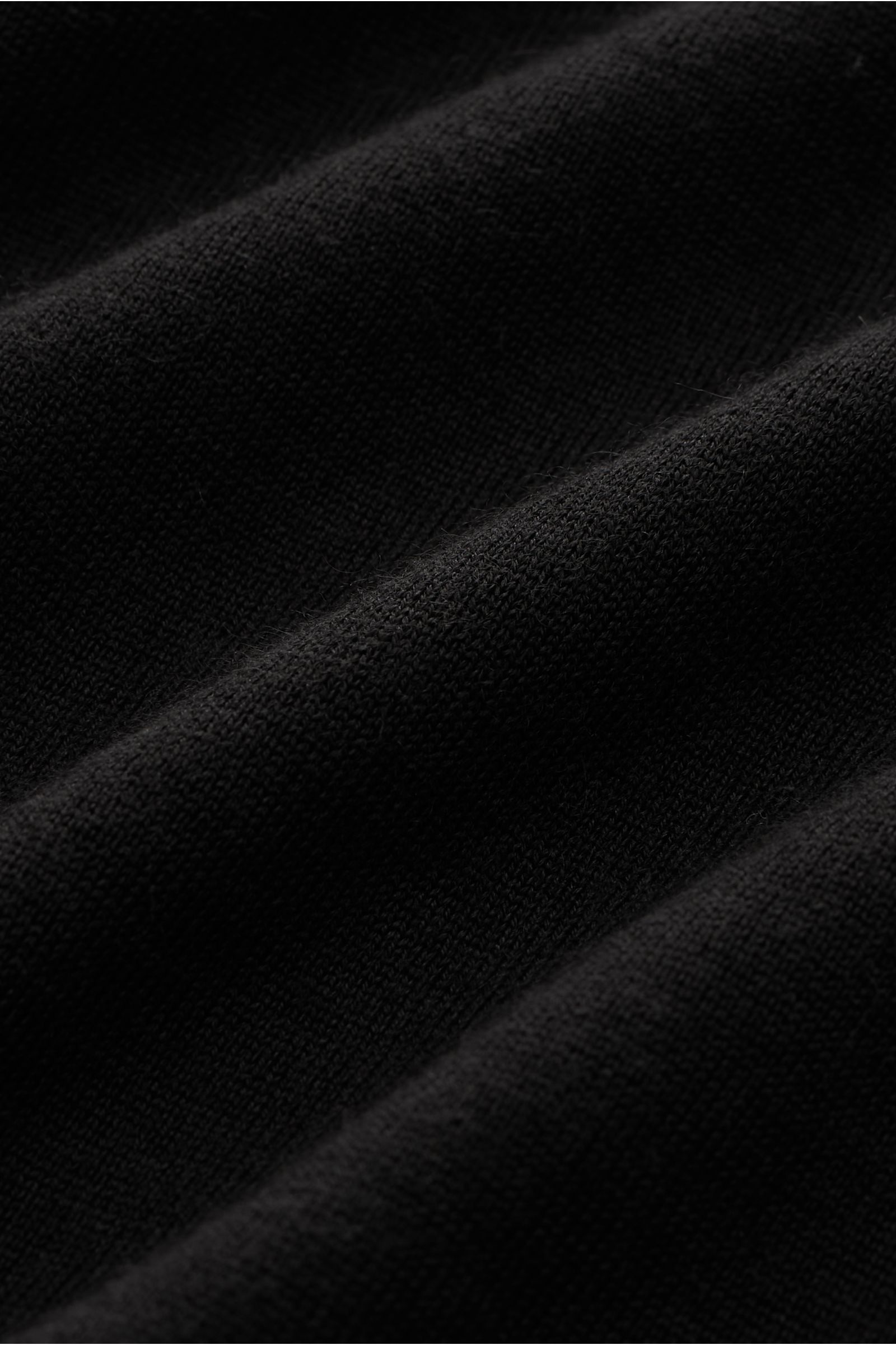 Filippo de Laurentiis Strickpolo schwarz