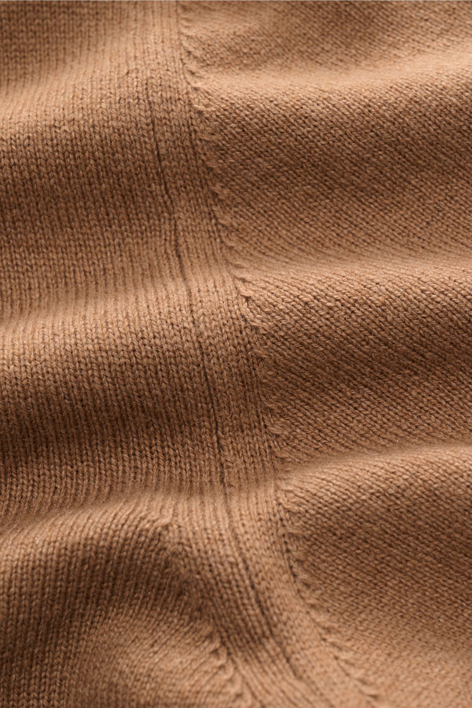 MOORER half-zip jumper 'Terni' camel | BRAUN Hamburg