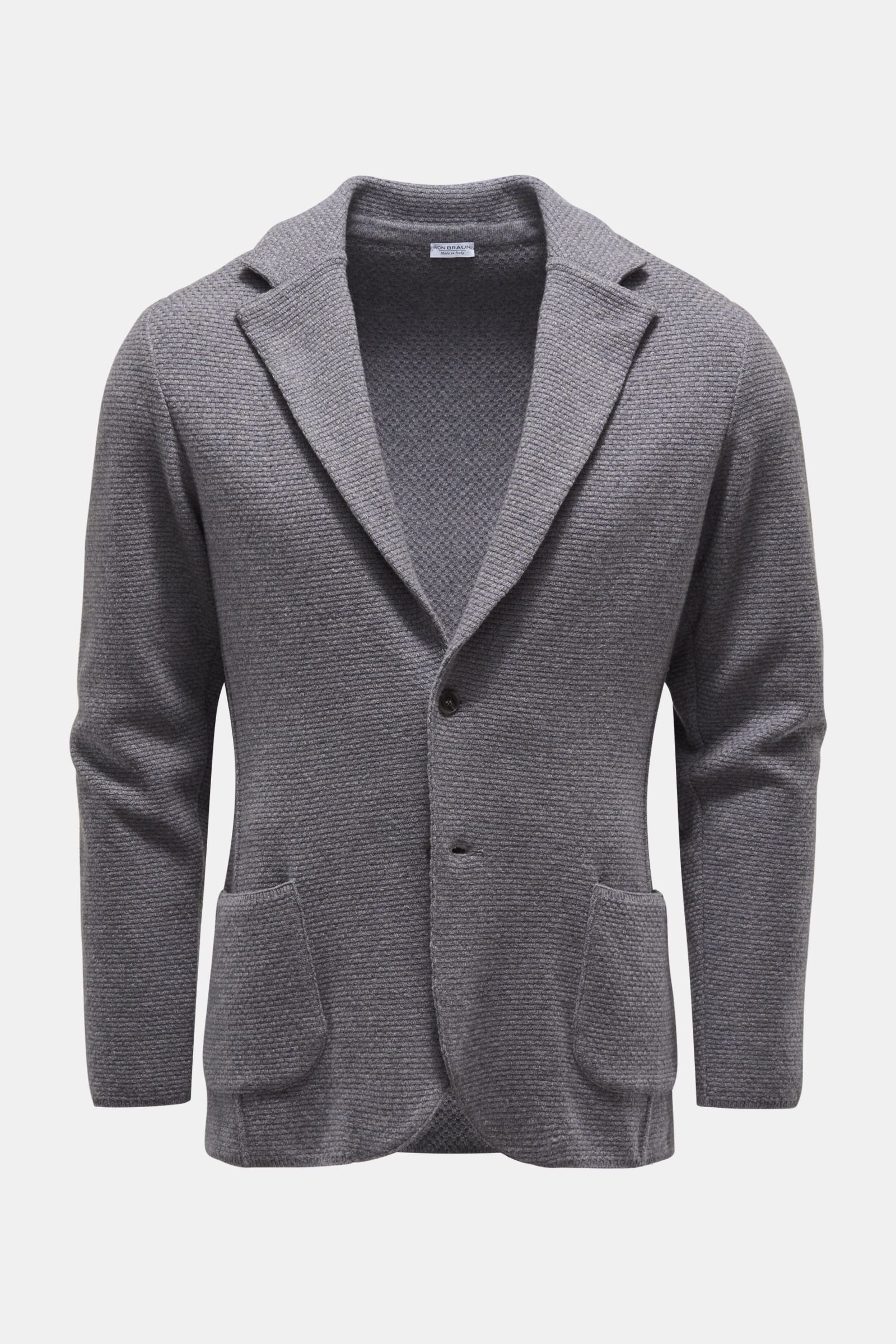 Cashmere cardigan grey