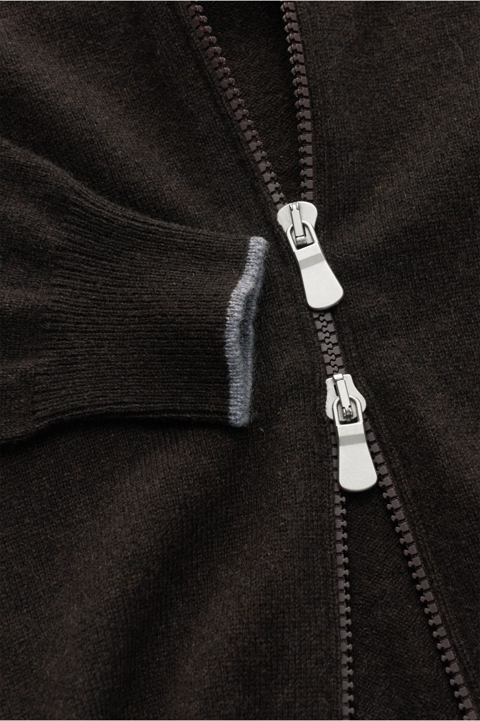 von Braun Kinder Cashmere Strickjacke dunkelbraun