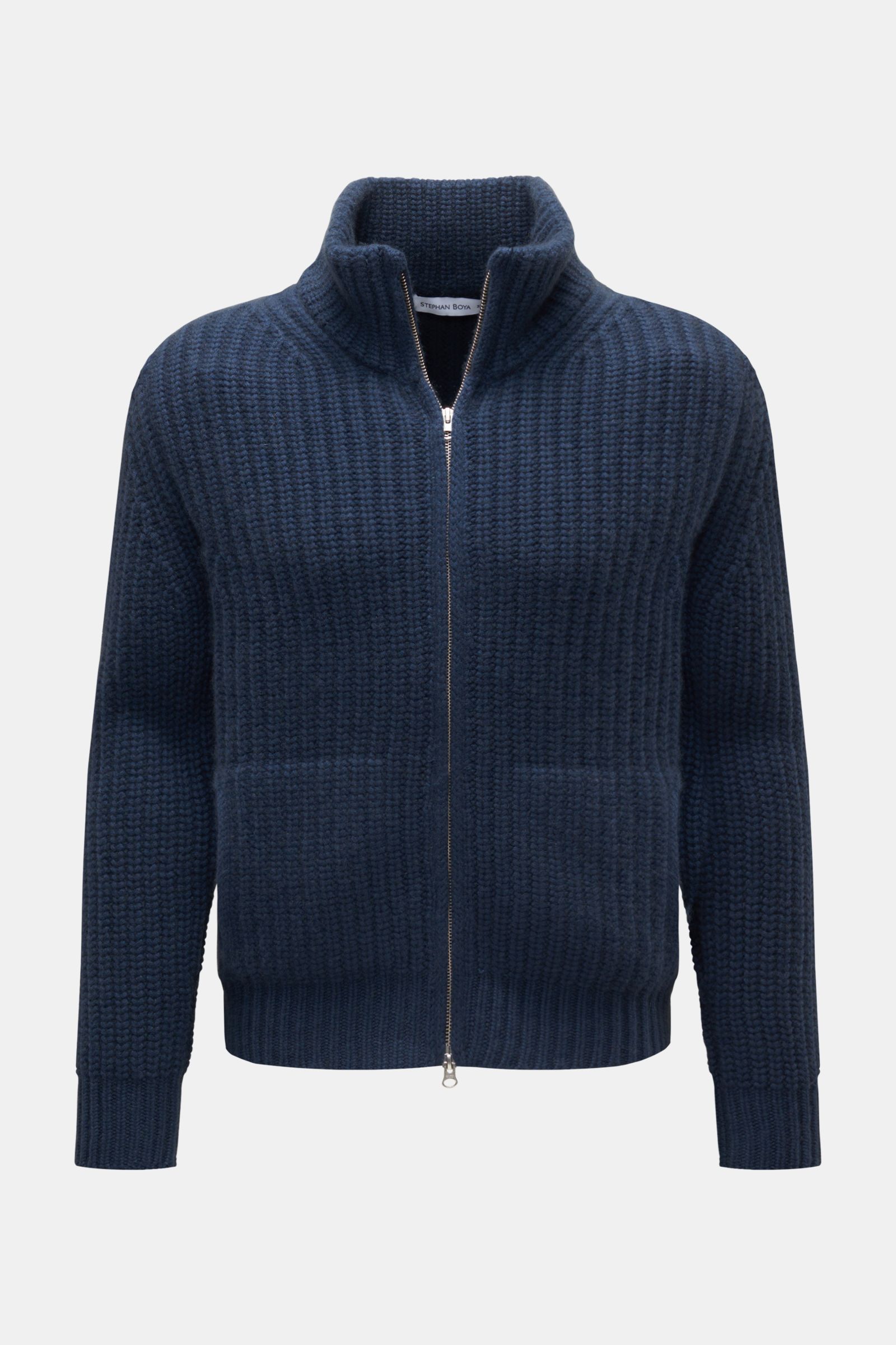 Stephan Boya Cashmere Strickjacke 'Tim' navy