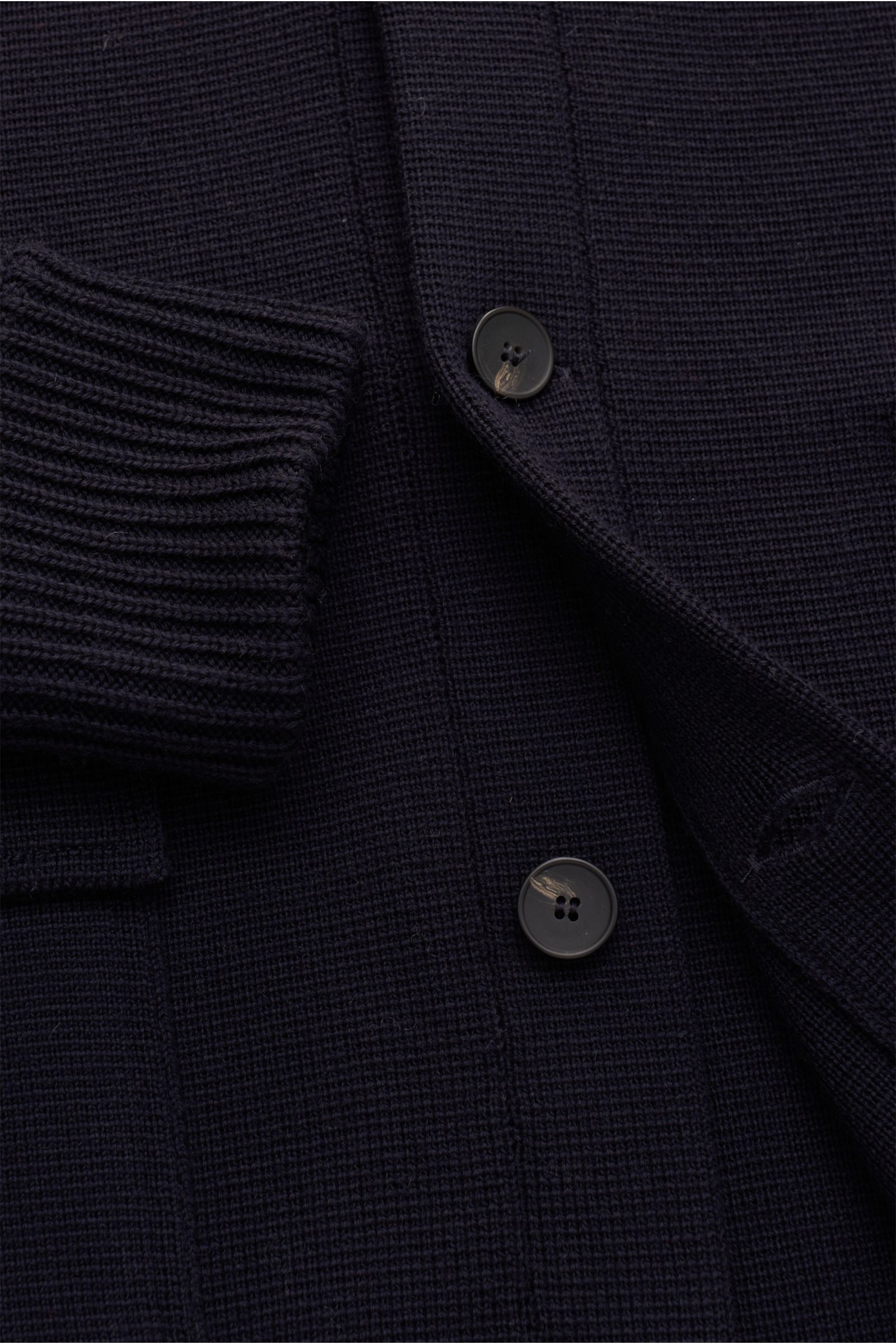 von Braun Merino cardigan dark navy
