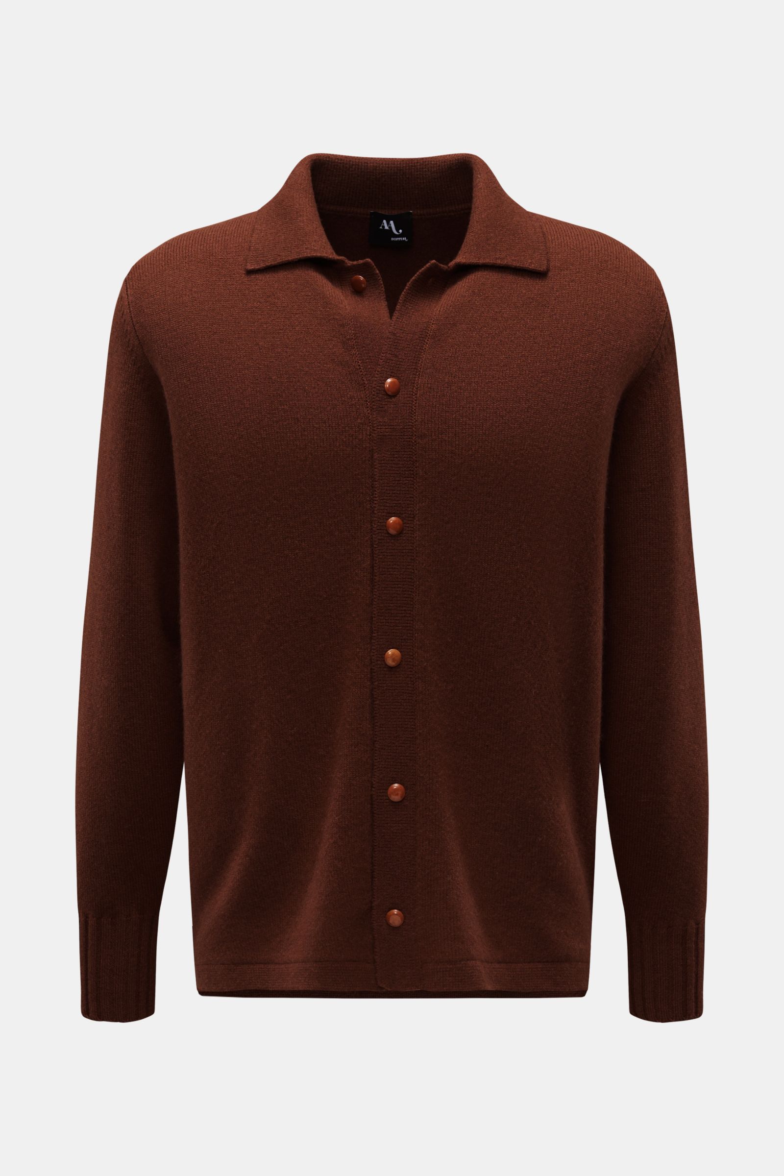 Doppiaa Strickhemd 'Aamleto' braun