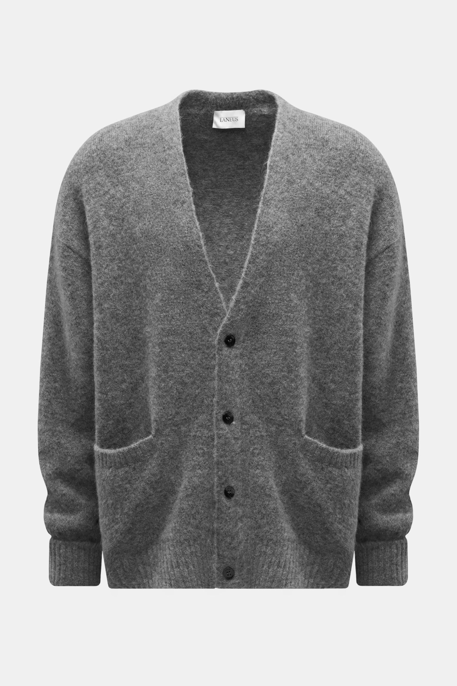 Laneus Cardigan grau meliert