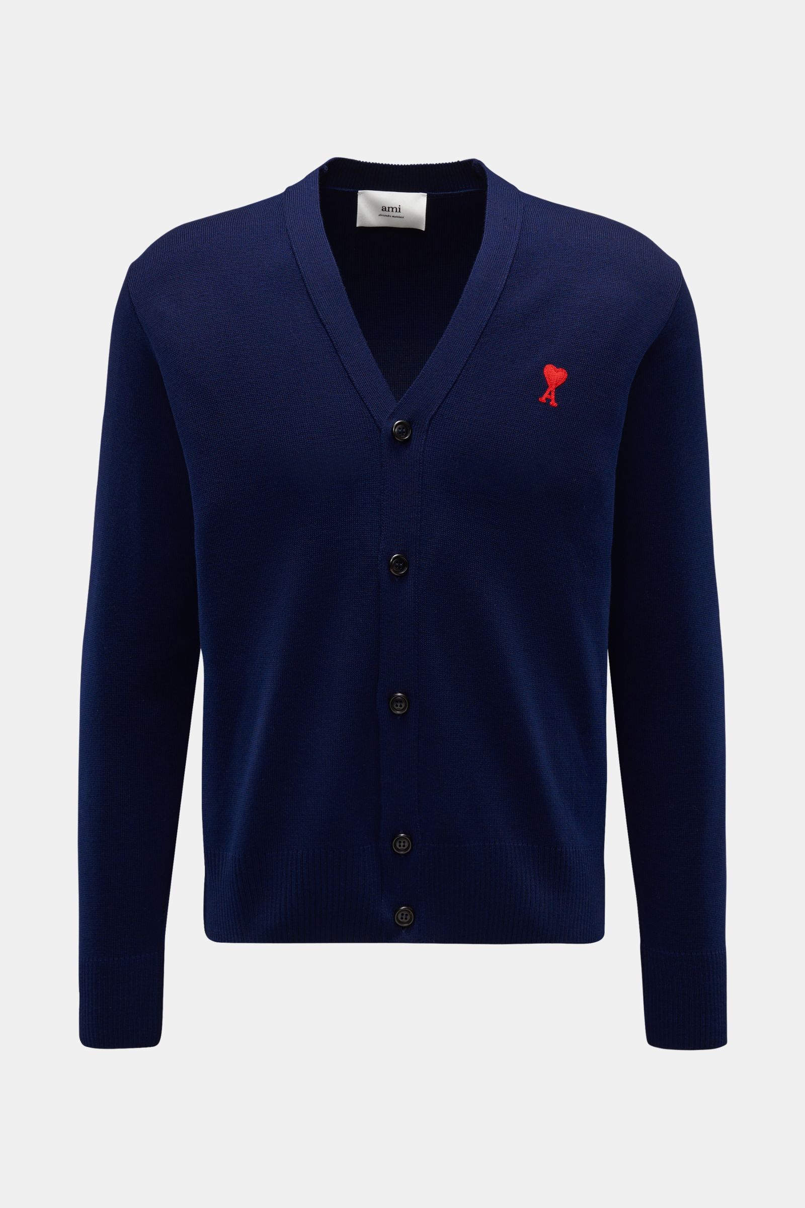 AMI PARIS／カーディガン／紺色 AMI PARIS merino cardigan dark blue | BRAUN Hamburg