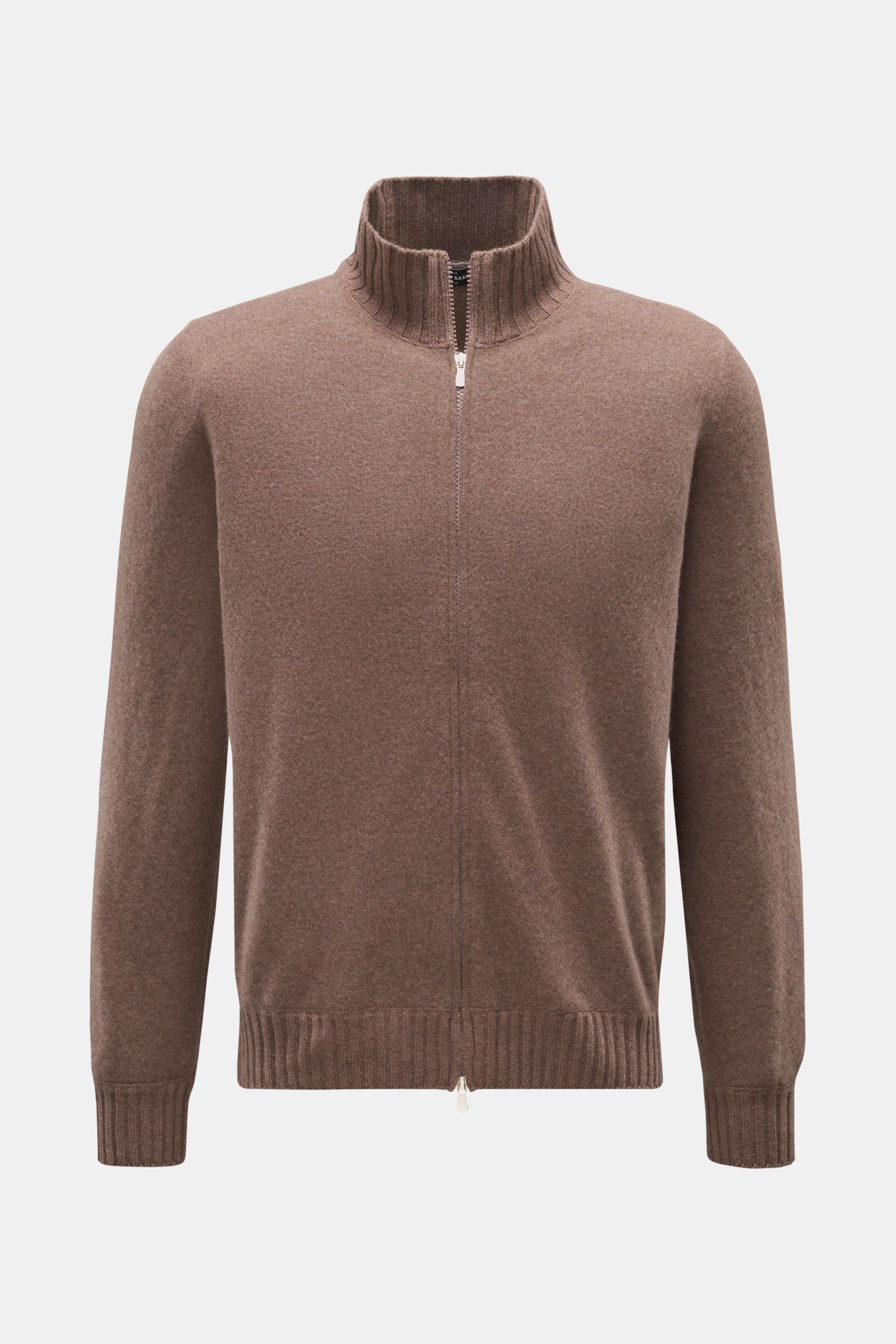 Gran Sasso Cashmere Strickjacke graubraun