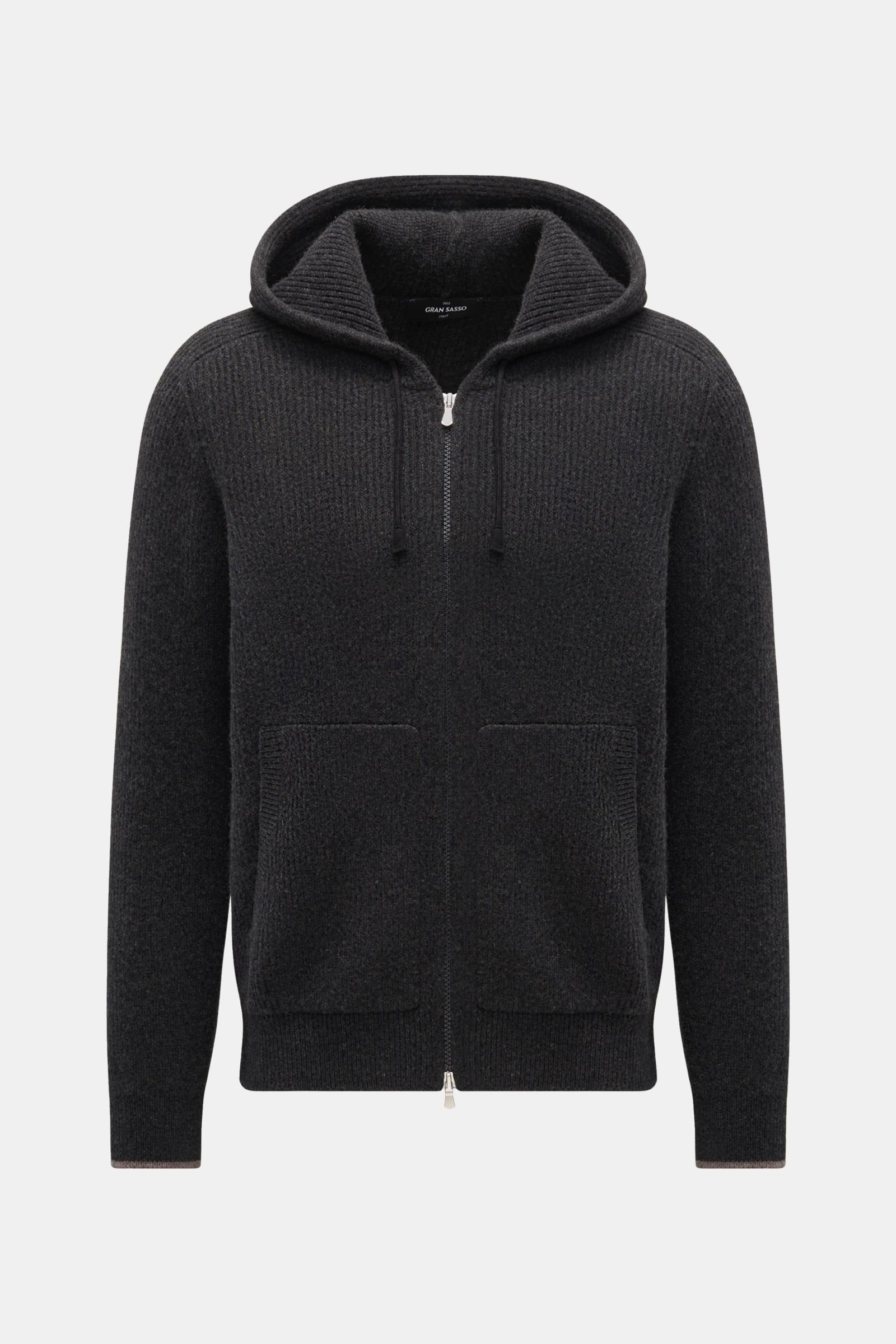 GRAN SASSO Cashmere Strickjacke dunkelgrau BRAUN Hamburg