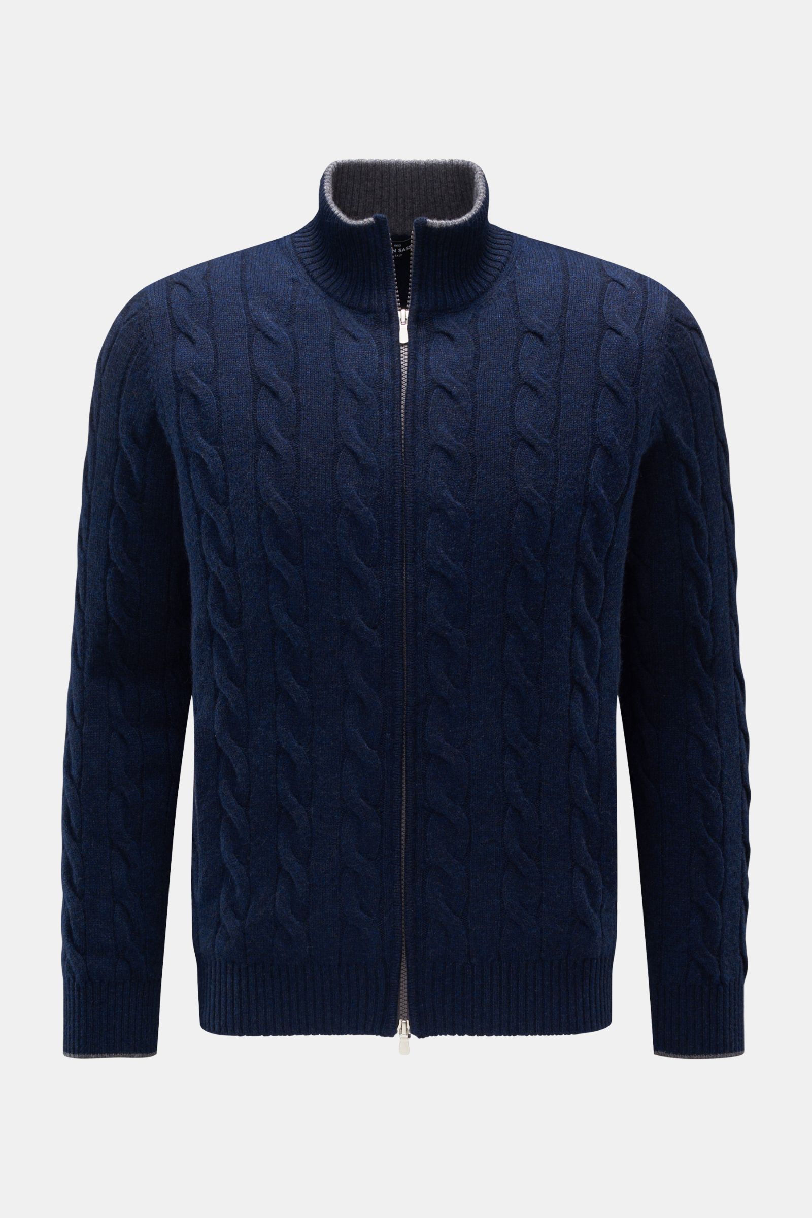 GRAN SASSO ネイビー カーディガン Gran Sasso グランサッソ