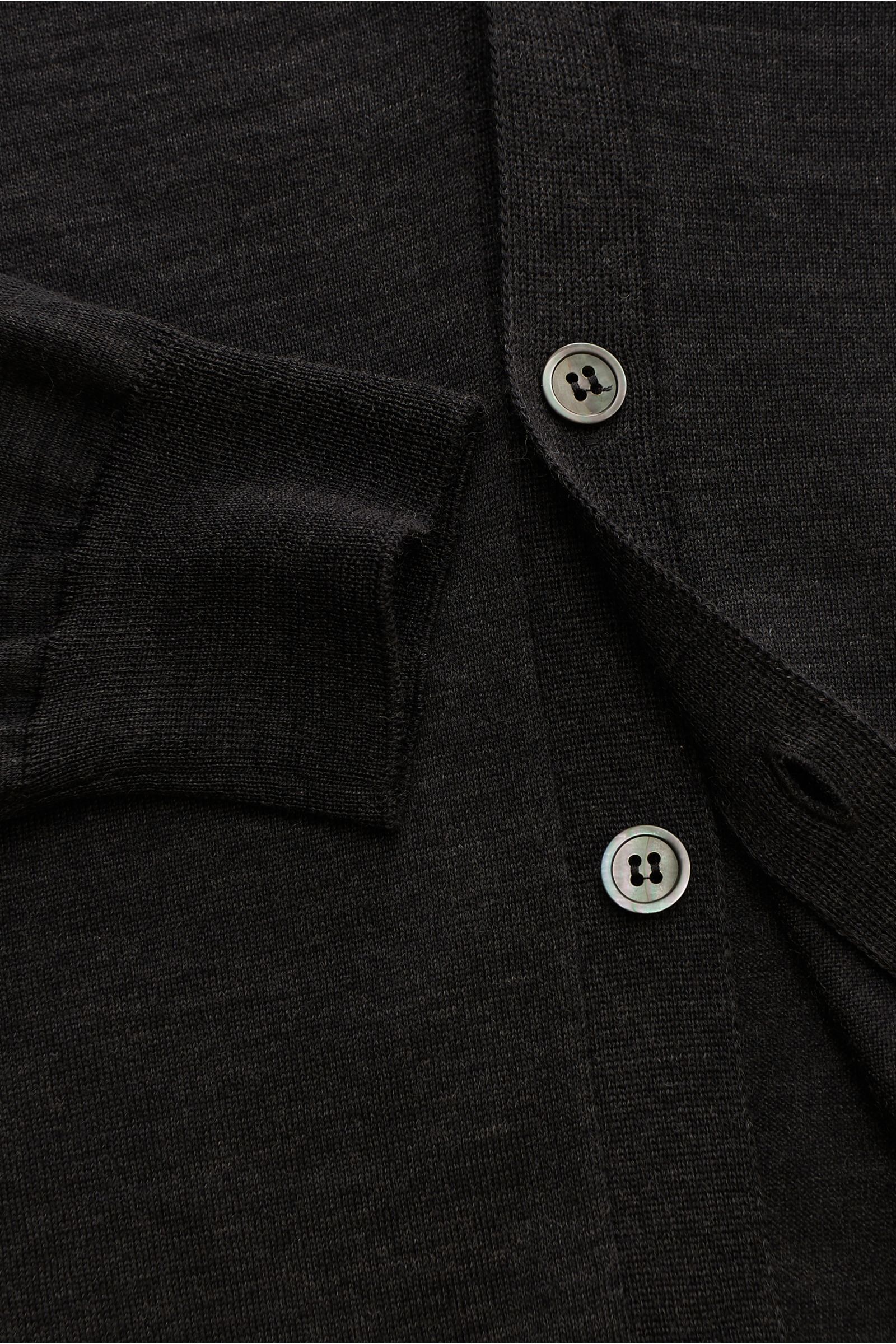 Filippo de Laurentiis Cardigan anthrazit meliert