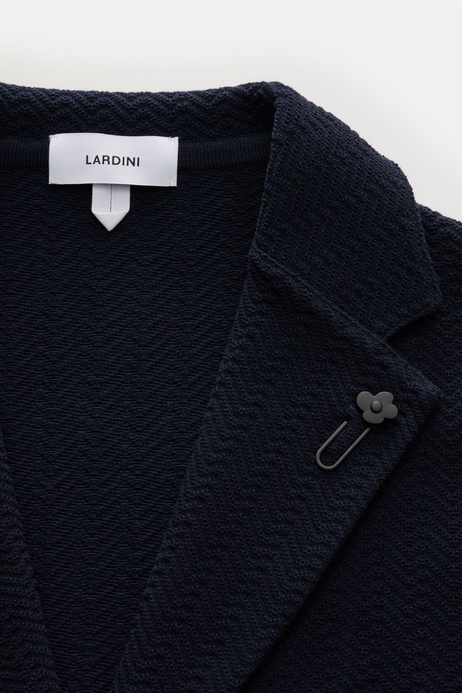 Lardini Knit blazer navy