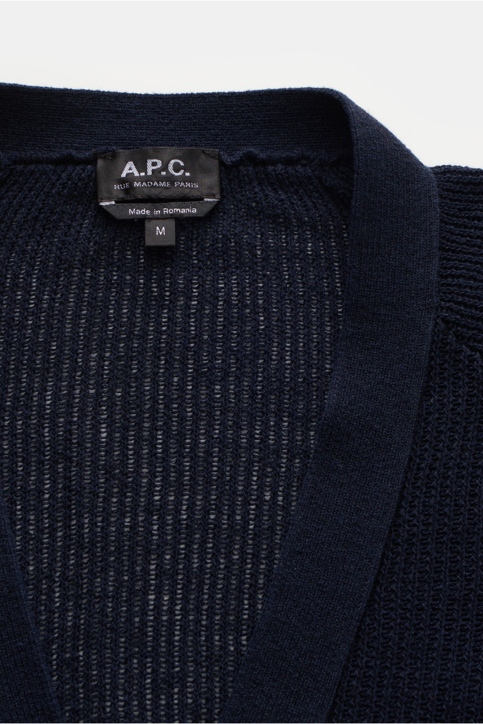 A.P.C. Cardigan 'Felix' navy