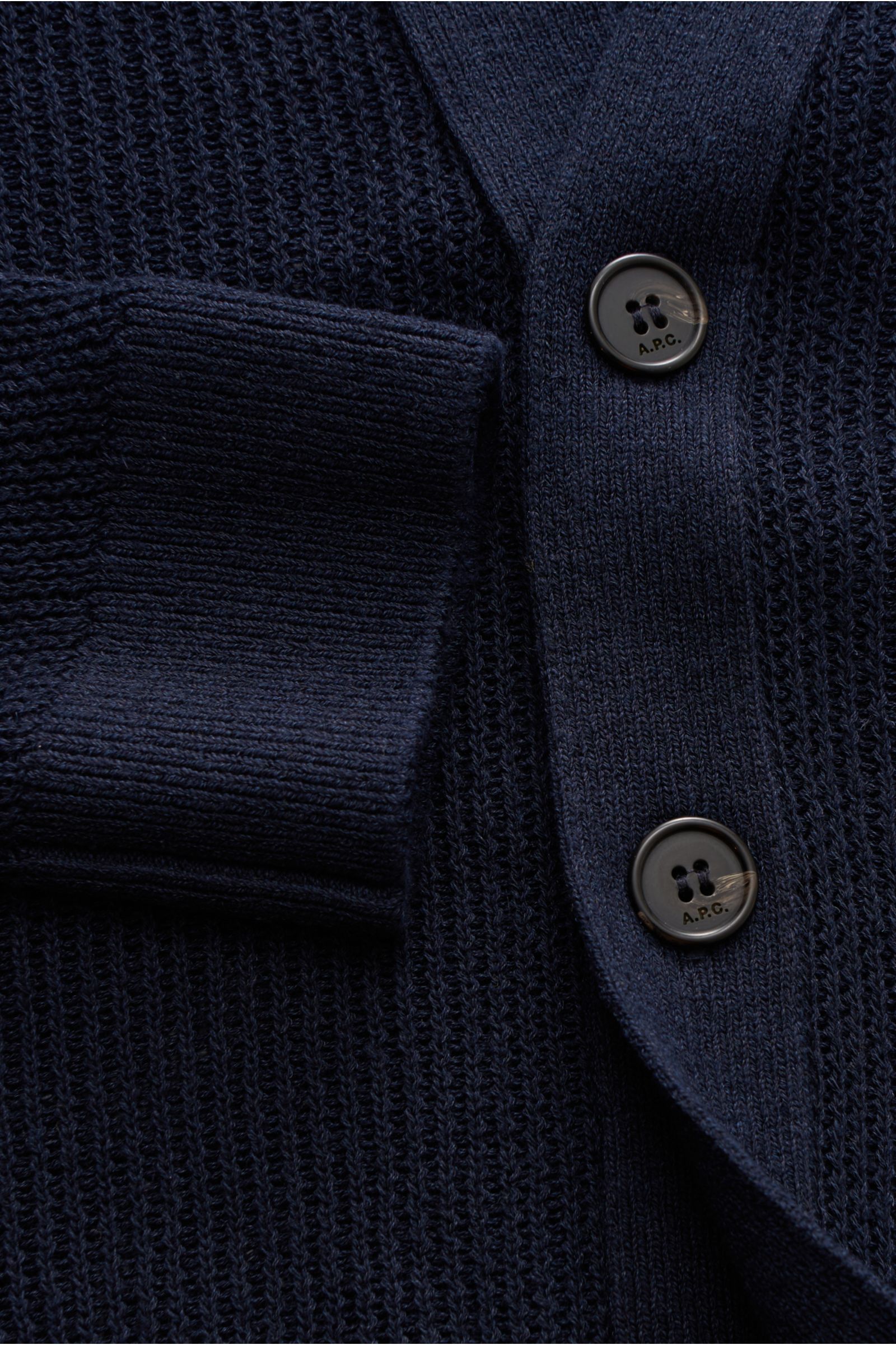 A.P.C. Cardigan 'Felix' navy