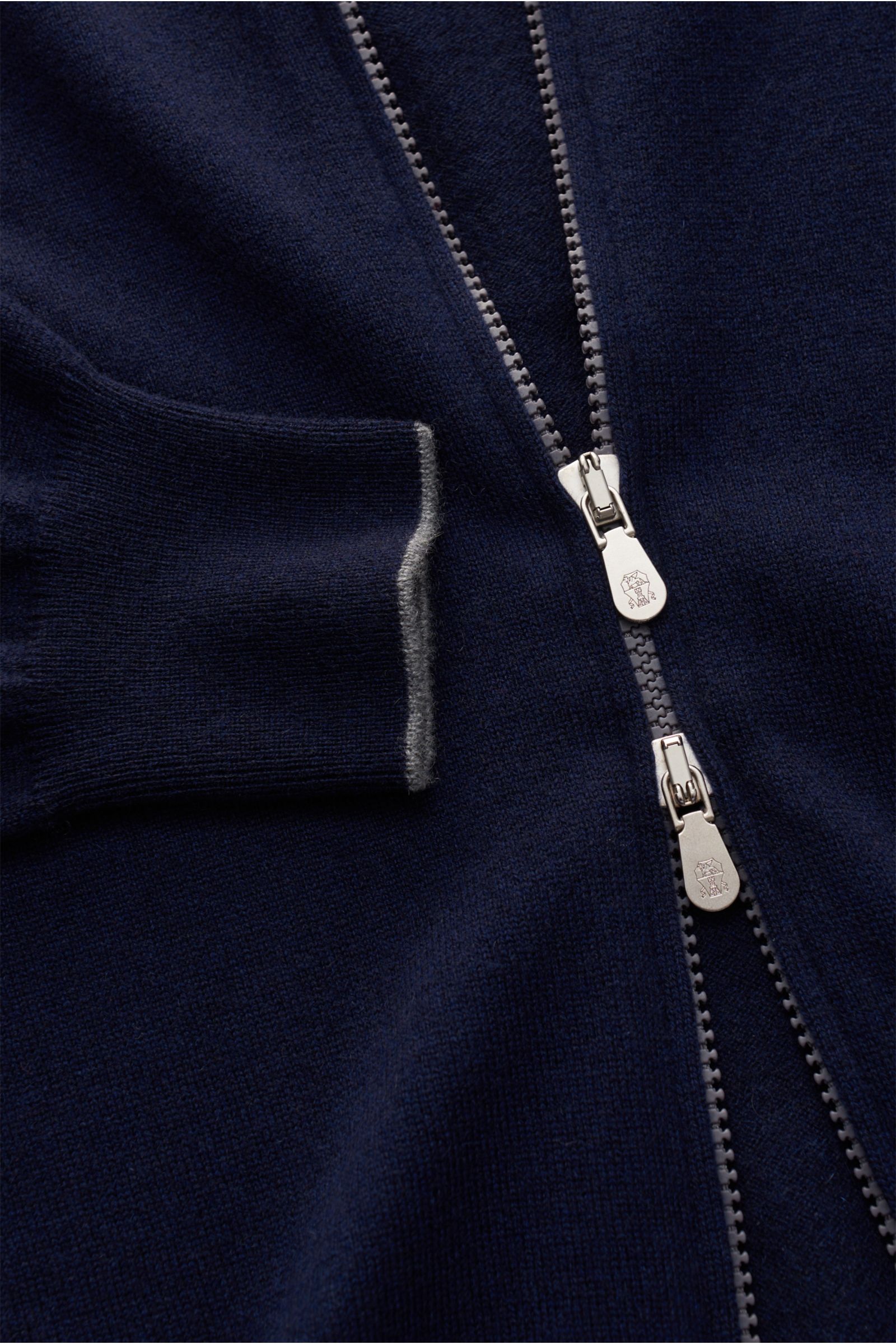 Brunello Cucinelli Cashmere Strickjacke navy