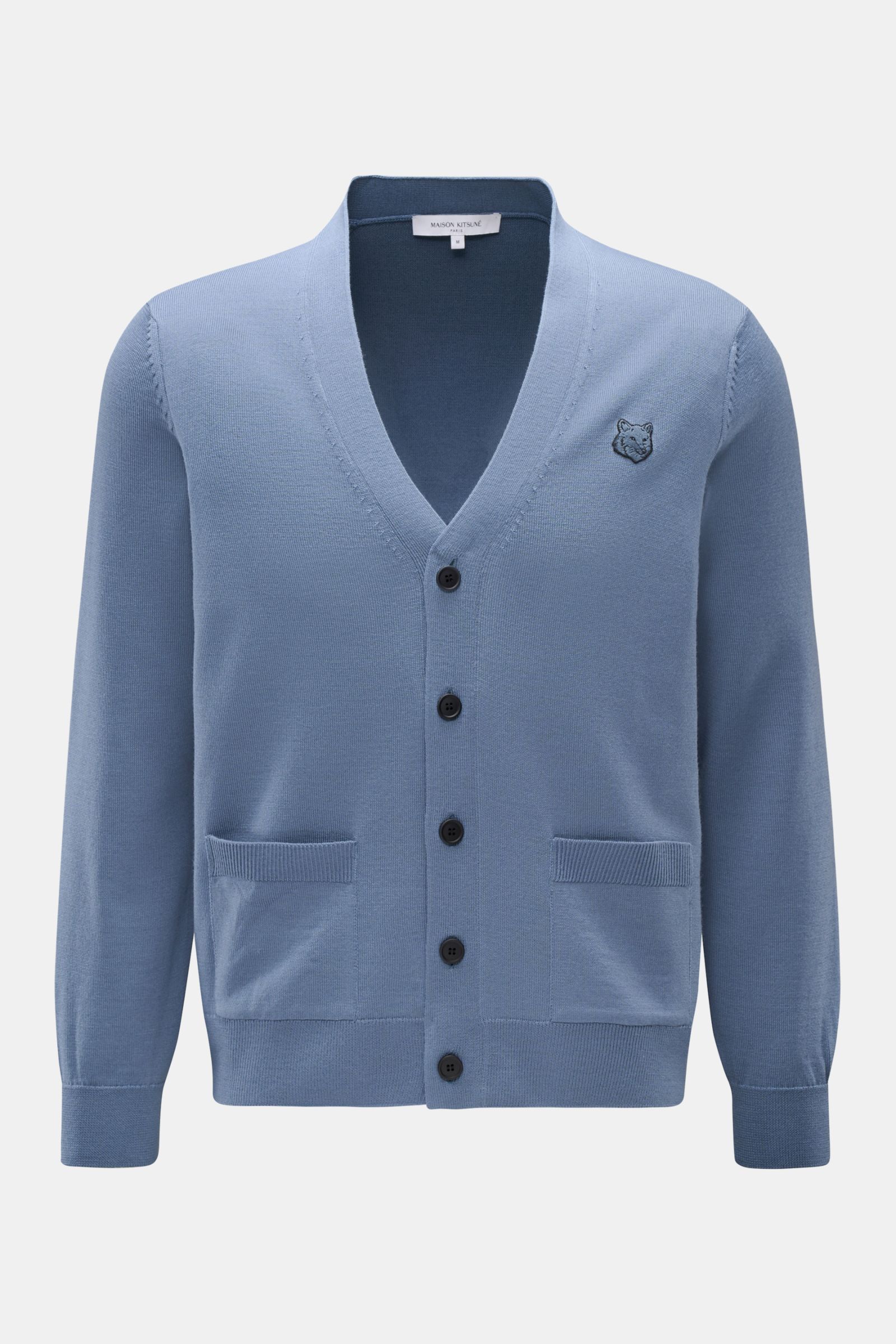 Maison Kitsuné Cardigan smoky blue
