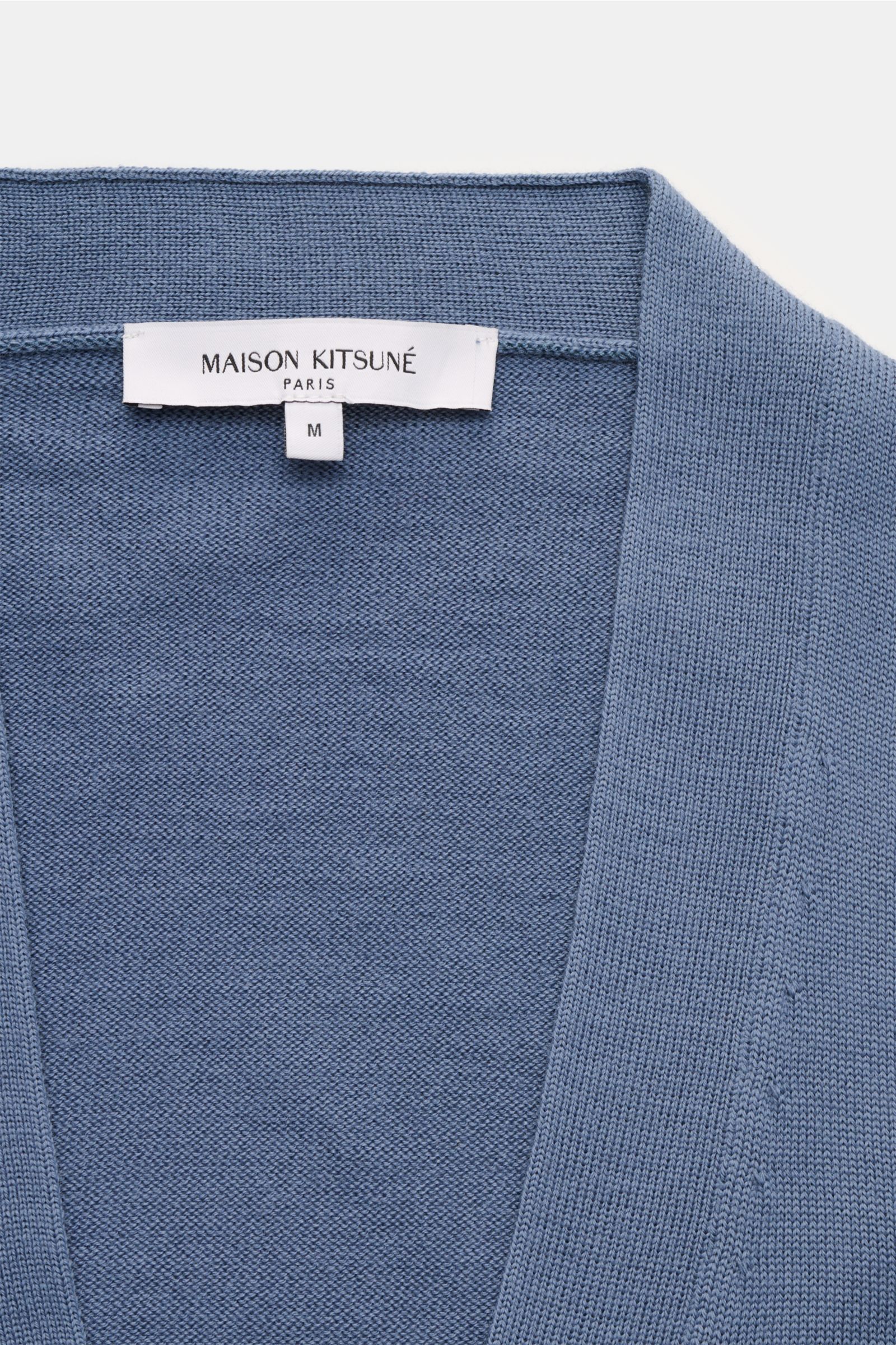 Maison Kitsuné Cardigan smoky blue