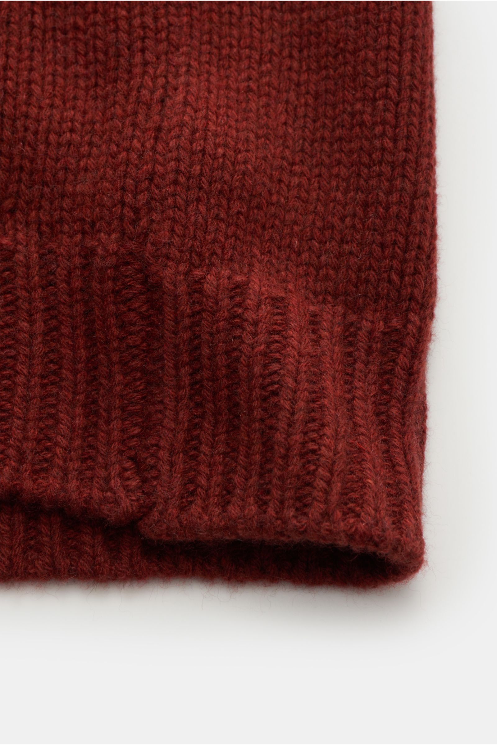 04651/ A trip in a bag Cashmere Cardigan rostbraun