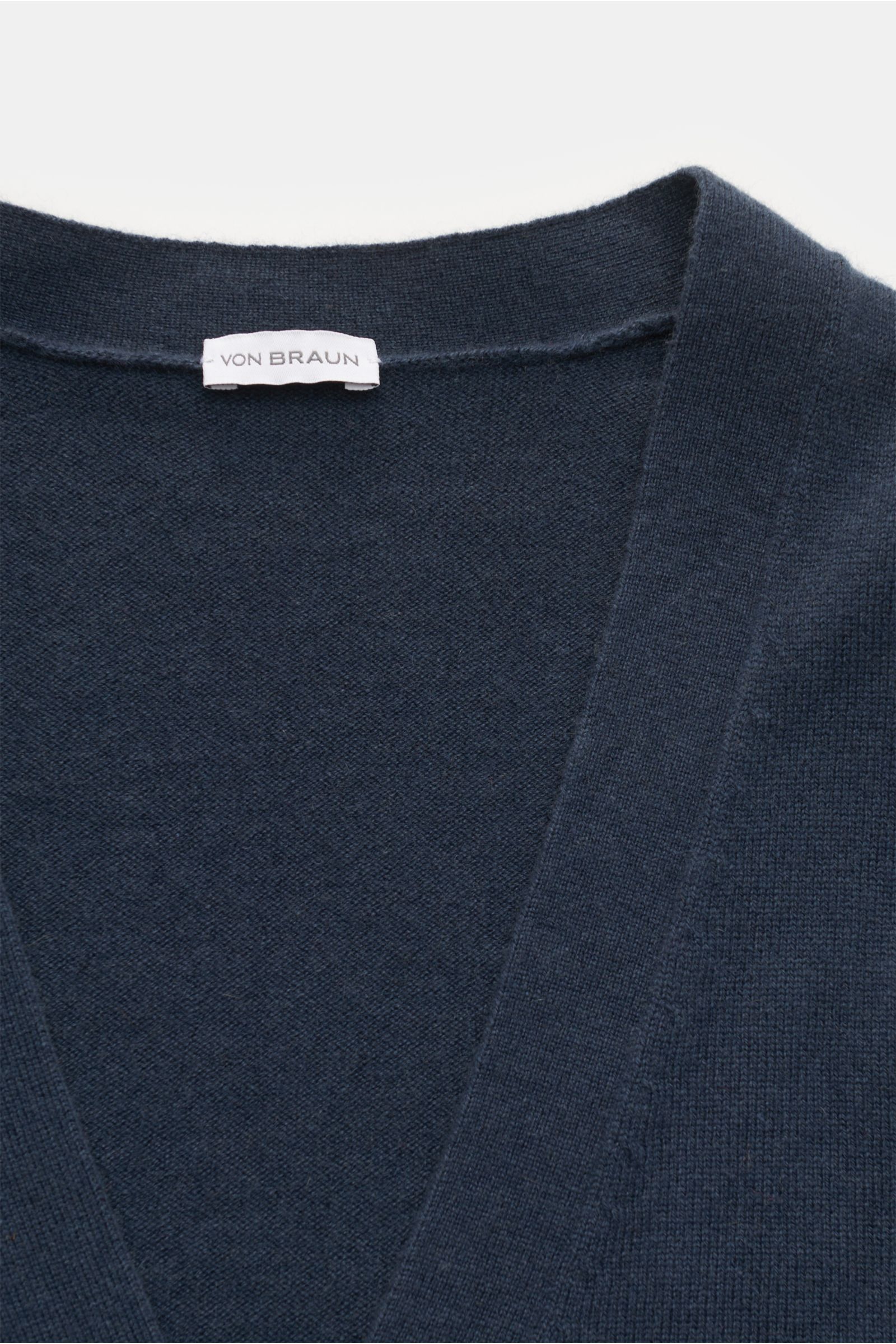 von Braun Cashmere Cardigan graublau