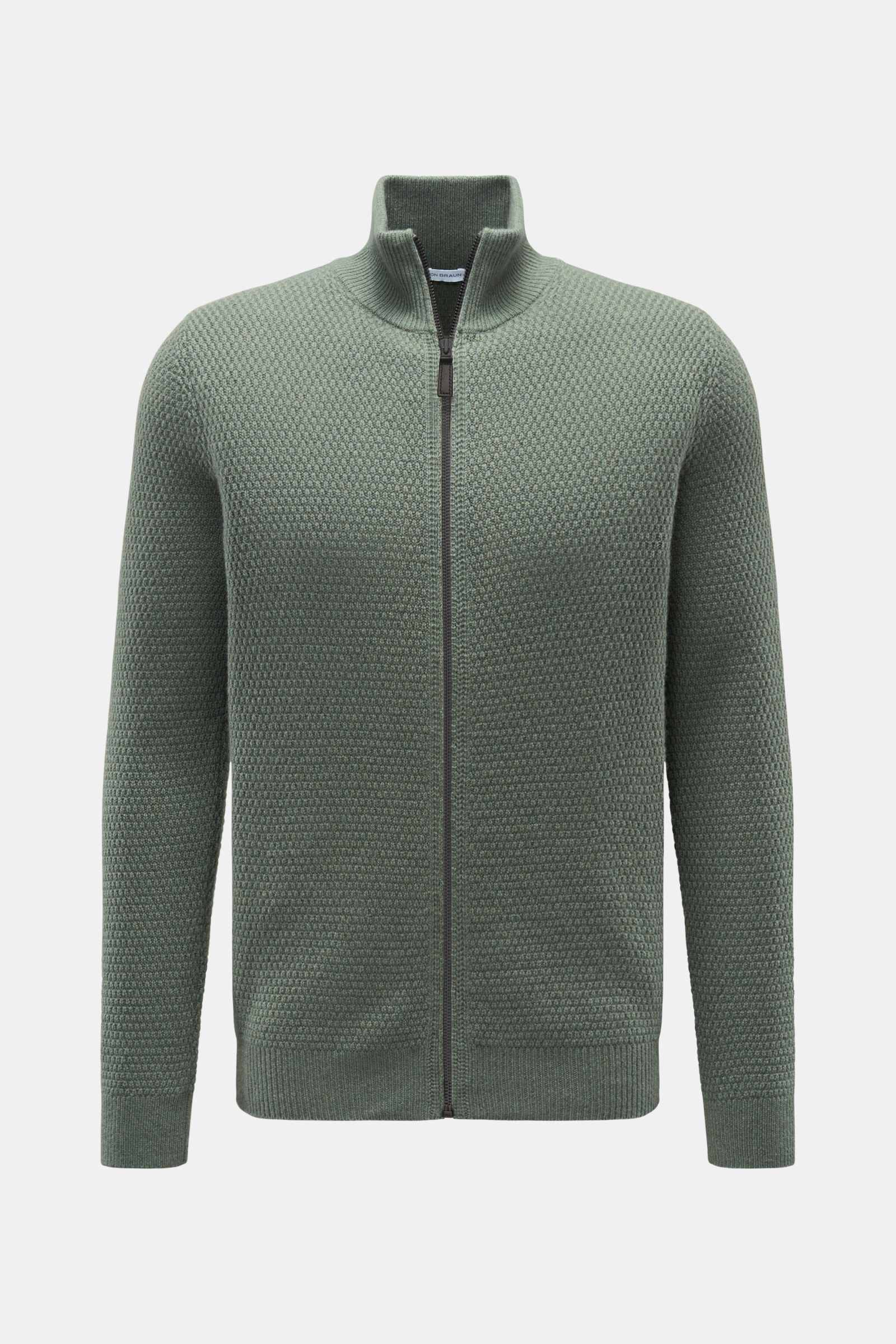 von Braun Cashmere cardigan grey-green