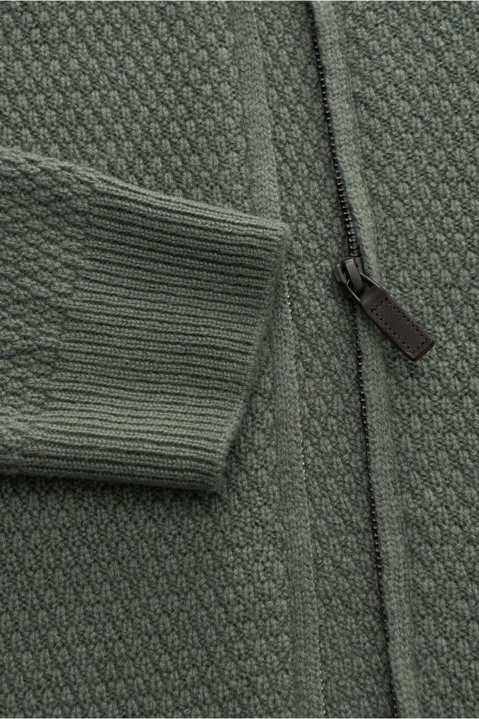 von Braun Cashmere cardigan grey-green