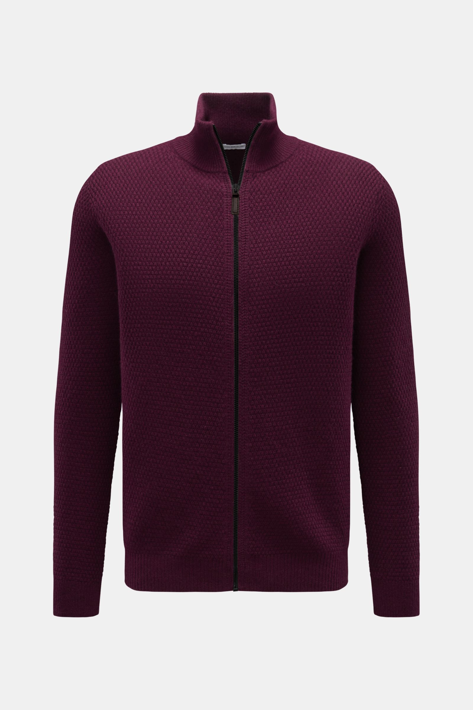 von Braun Cashmere Strickjacke bordeaux
